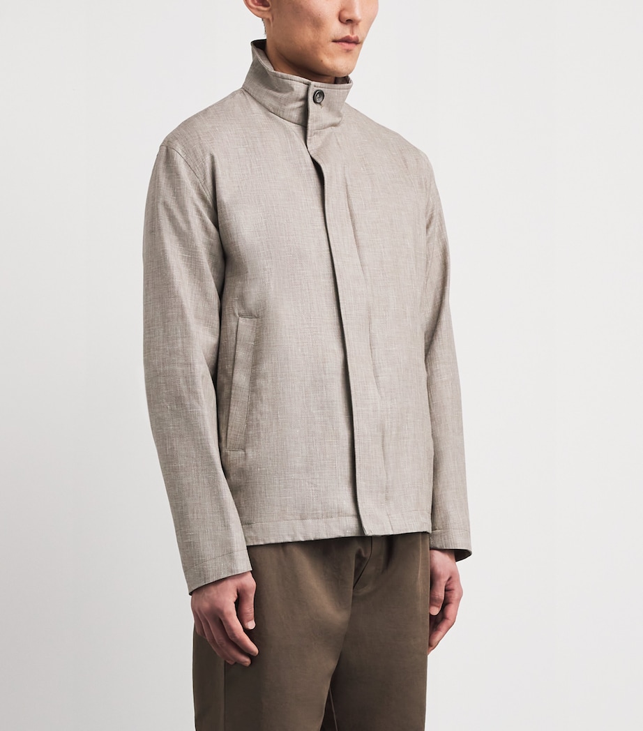 Linen-Wool-Silk Jacket 1985CHANTILLY Image 4