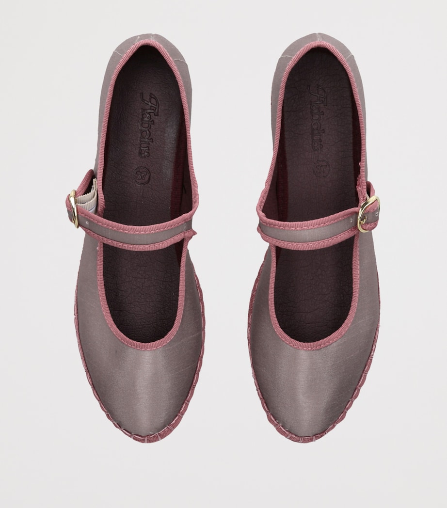 Silk Sula Mary Janes TAUPE COMB Image 4