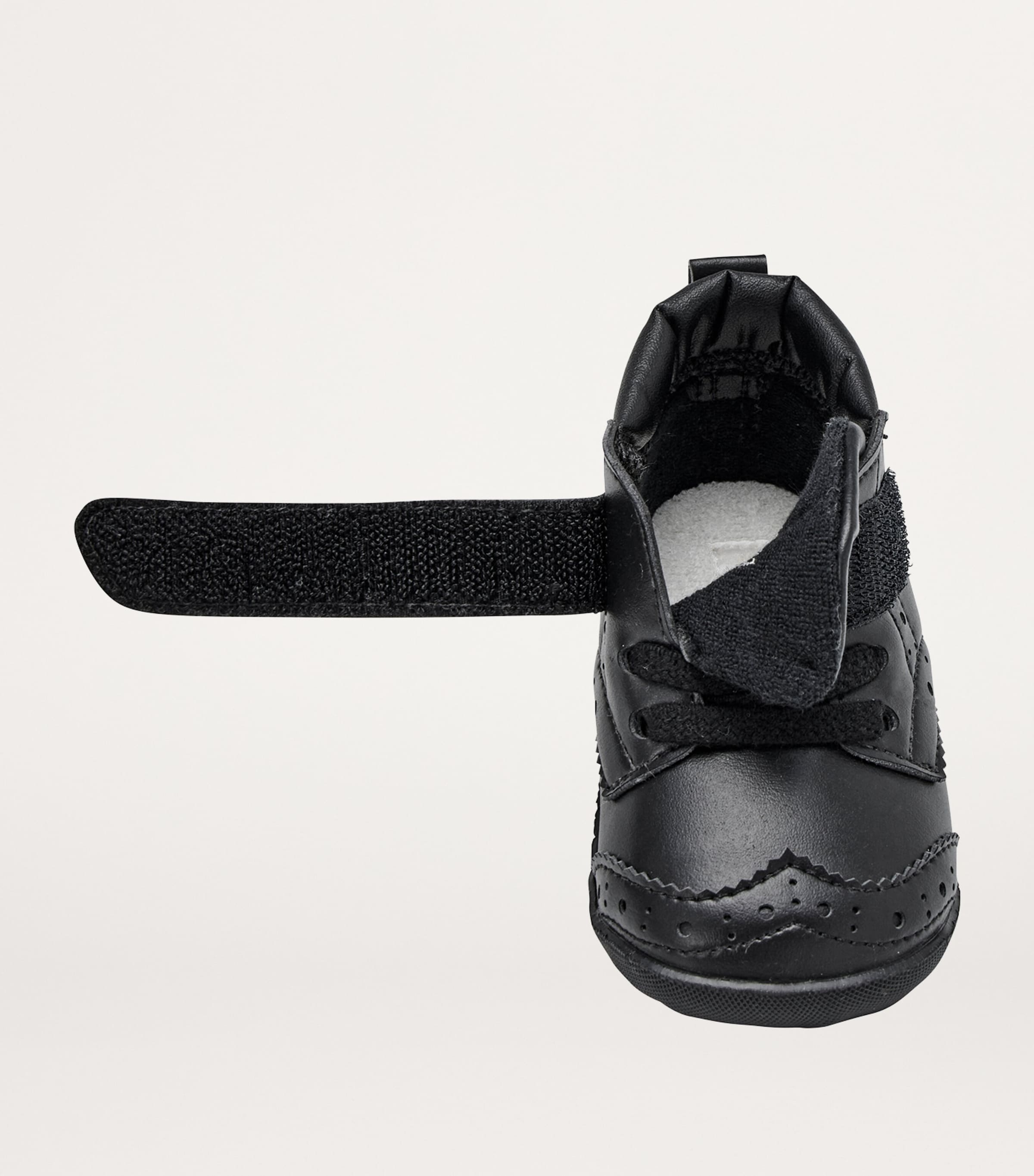 Faux Leather Velcro Sneakers 5 Image 5