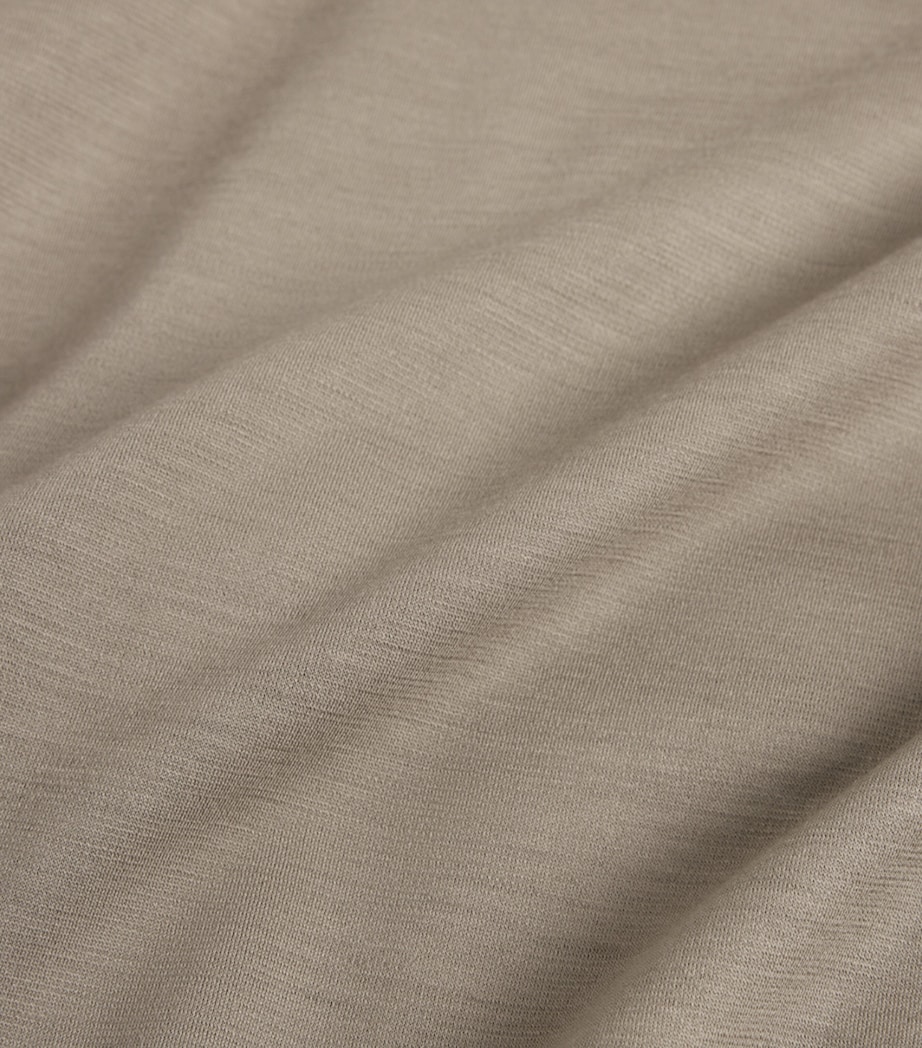 Dunhill Mens Wool-Cashmere Track Jacket Khaki Image 6