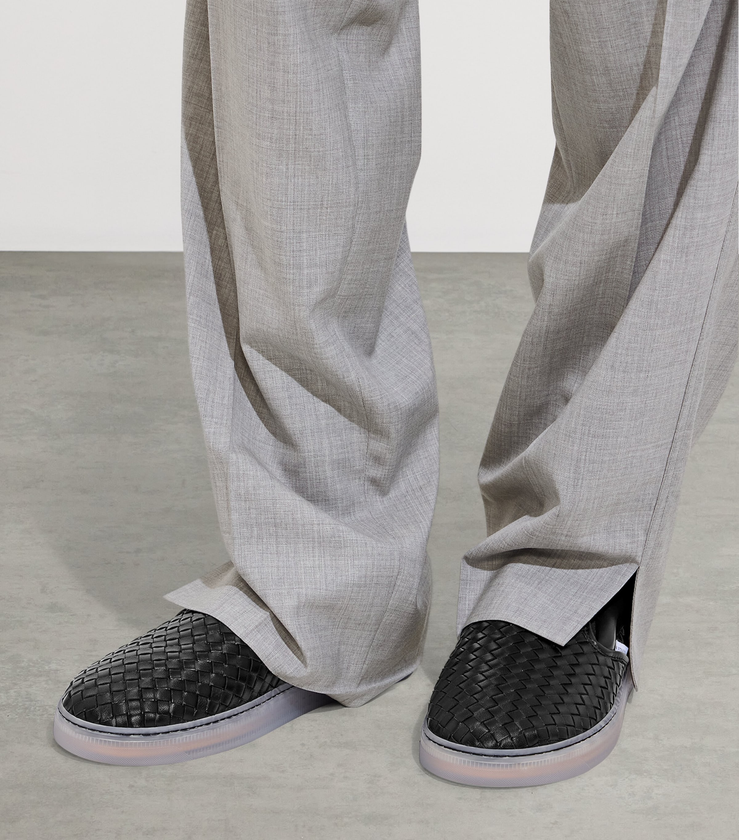 Bottega Veneta Leather Serena Slip-On Sneakers Image 2