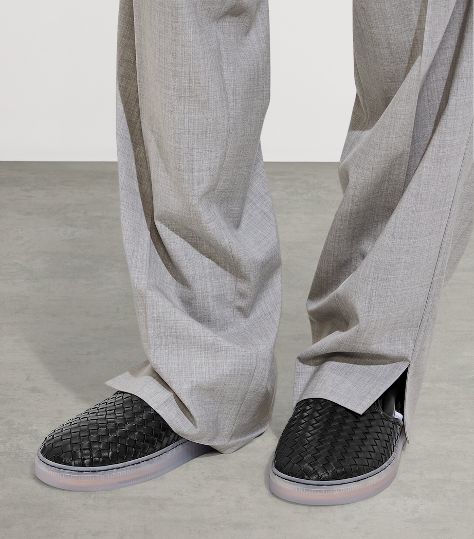 Bottega Veneta Leather Serena Slip-On Sneakers Image 2