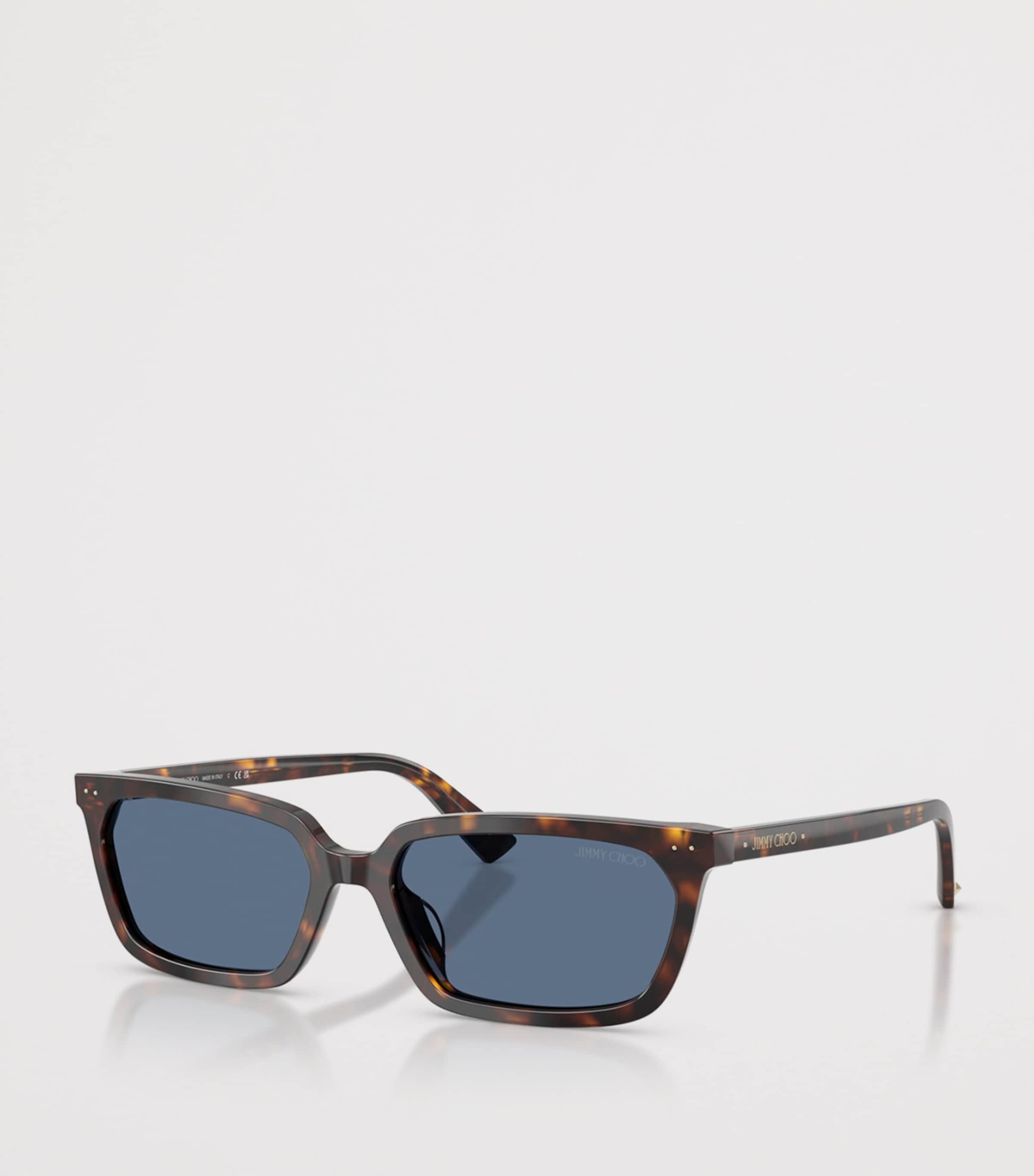 Tortoiseshell Rectangular Sunglasses 500280 Image 2