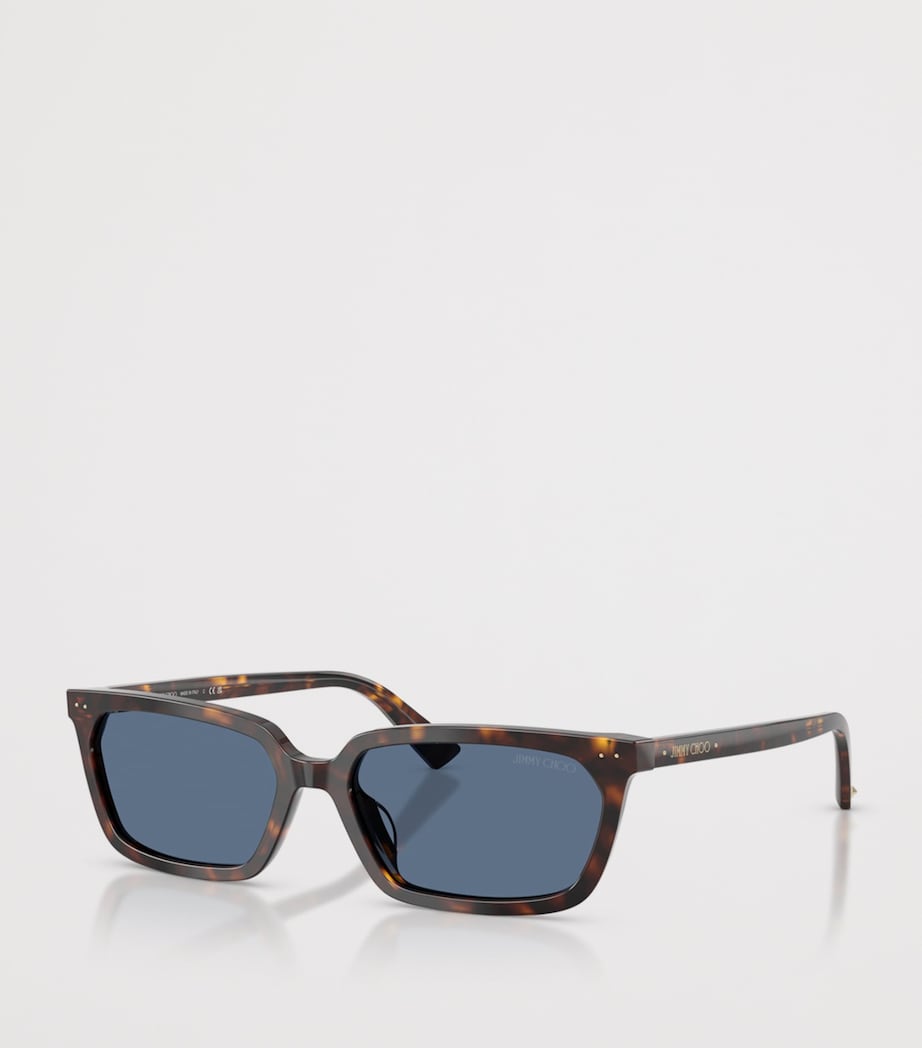 Tortoiseshell Rectangular Sunglasses 500280 Image 2
