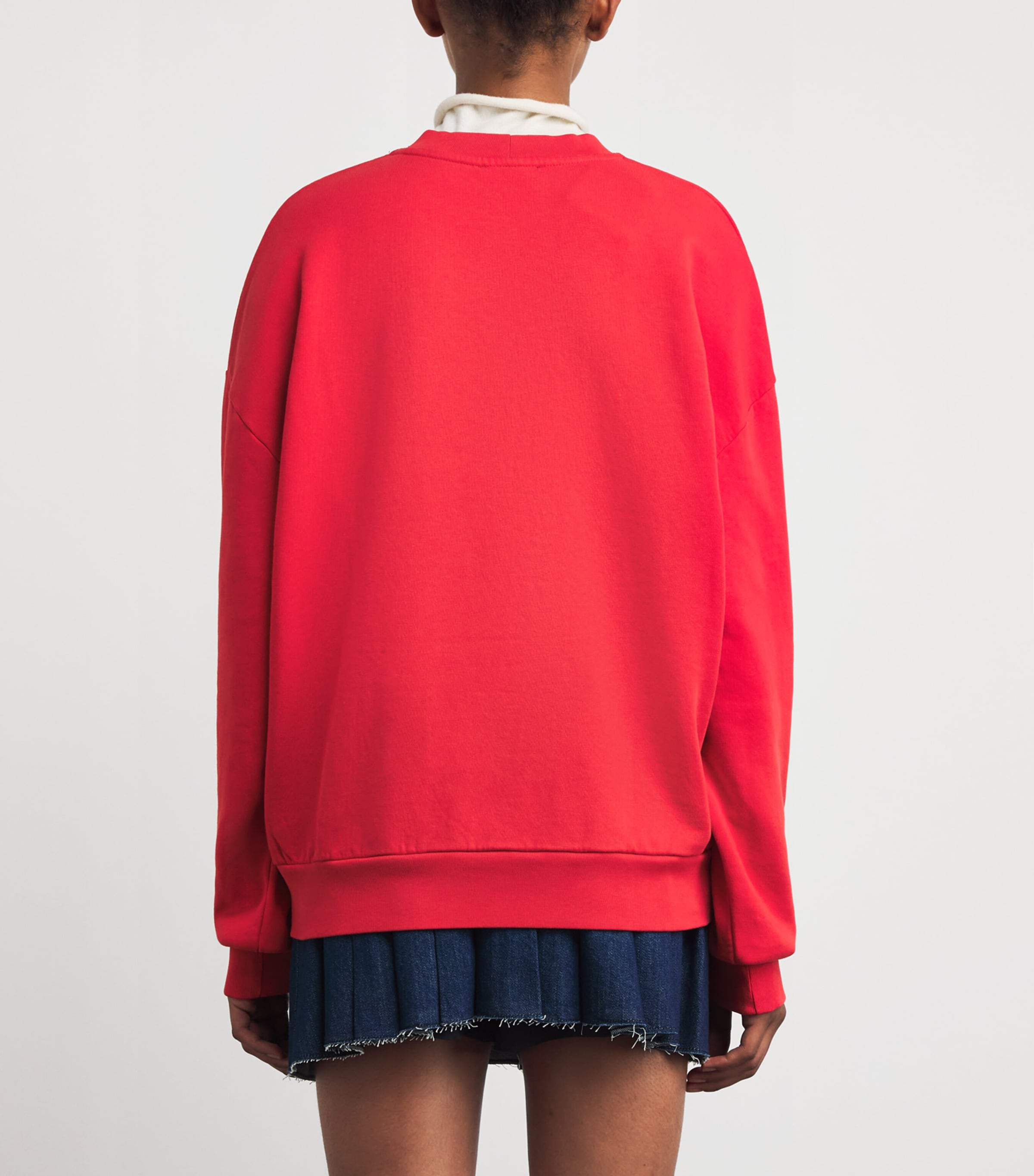 Cotton Paris Graphic Sweatshirt RED Image 4