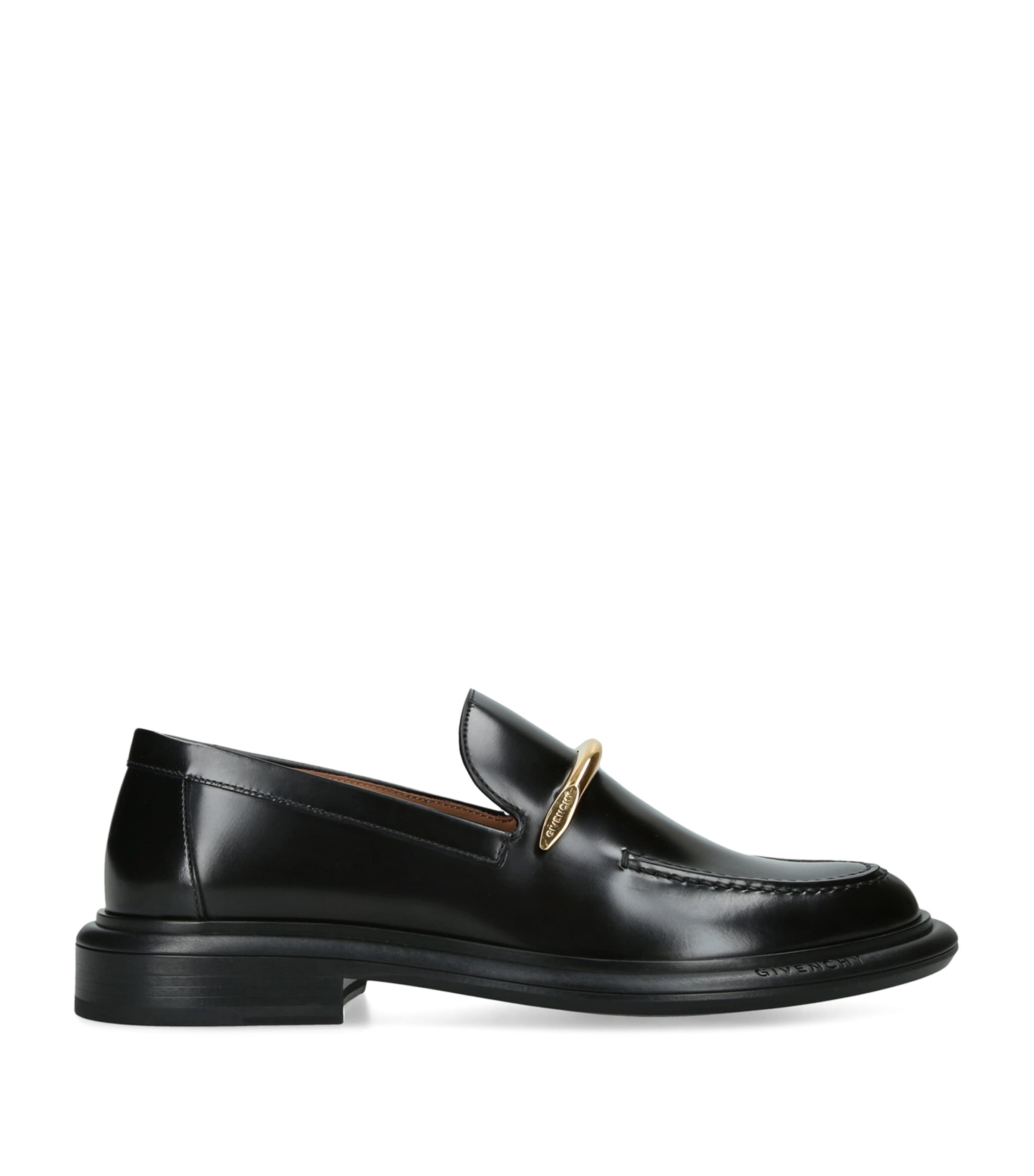 Givenchy Leather Pinch Loafers Black Image 1