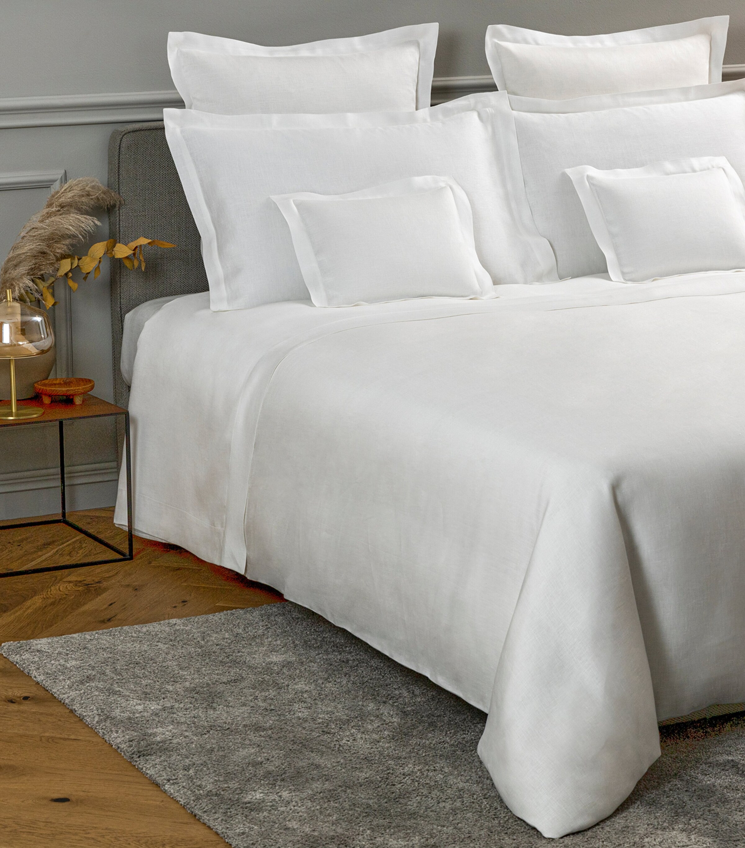 Frette Linen Divine Oxford Pillowcase (51cm x 71cm) White Image 4