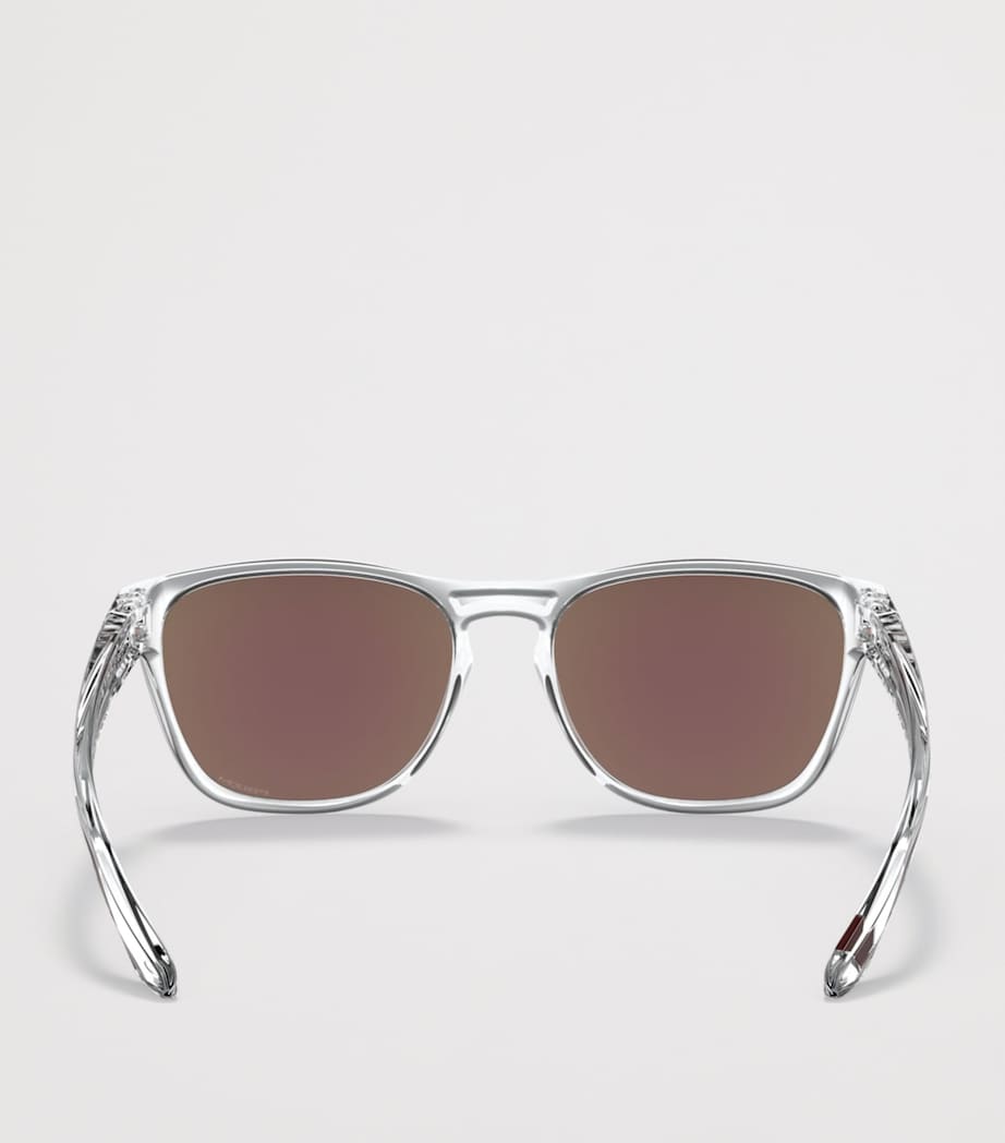 Oakley Manorburn Square Sunglasses Clear Image 4