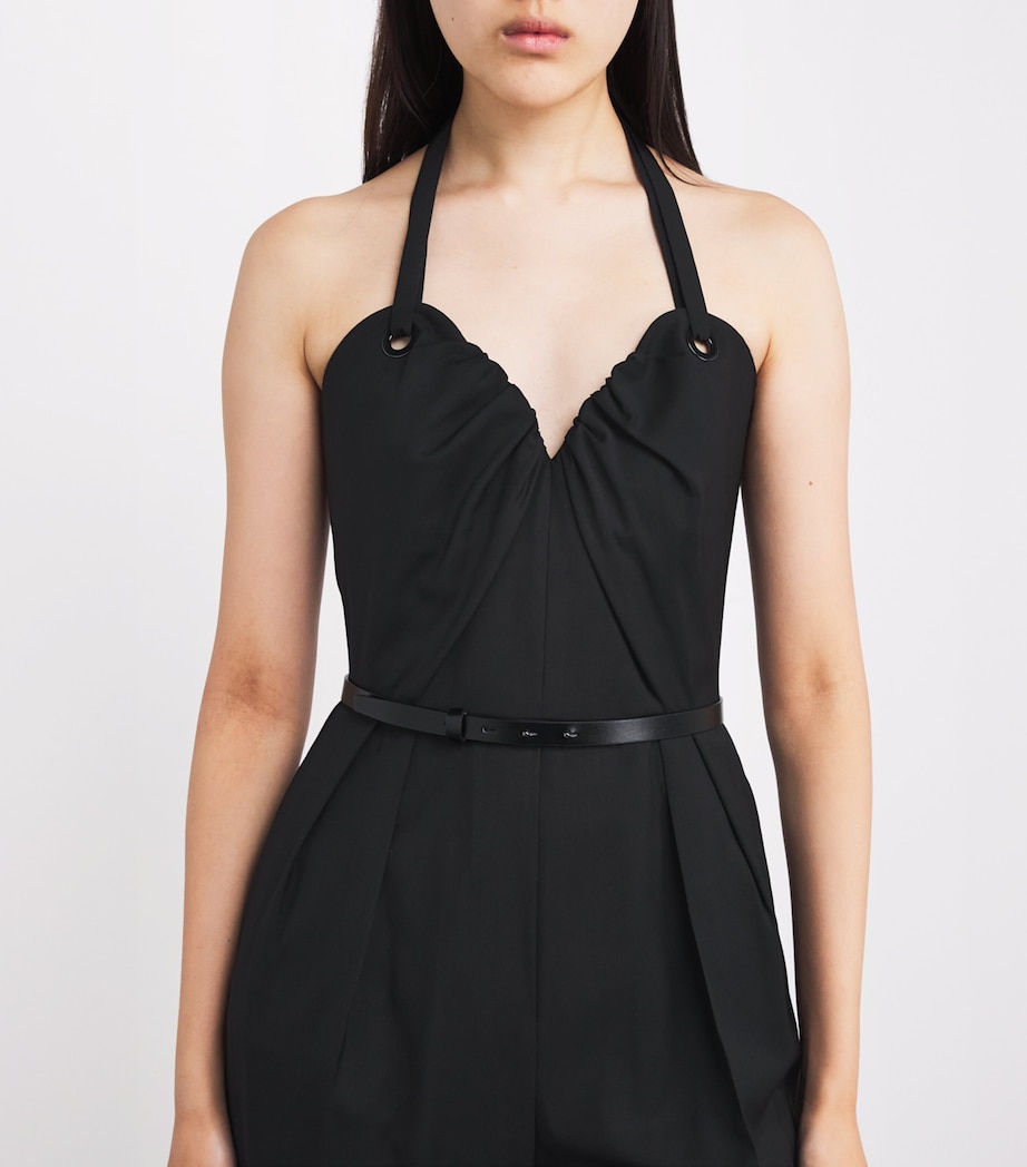 Virgin Wool Jumpsuit BLACK Image 6