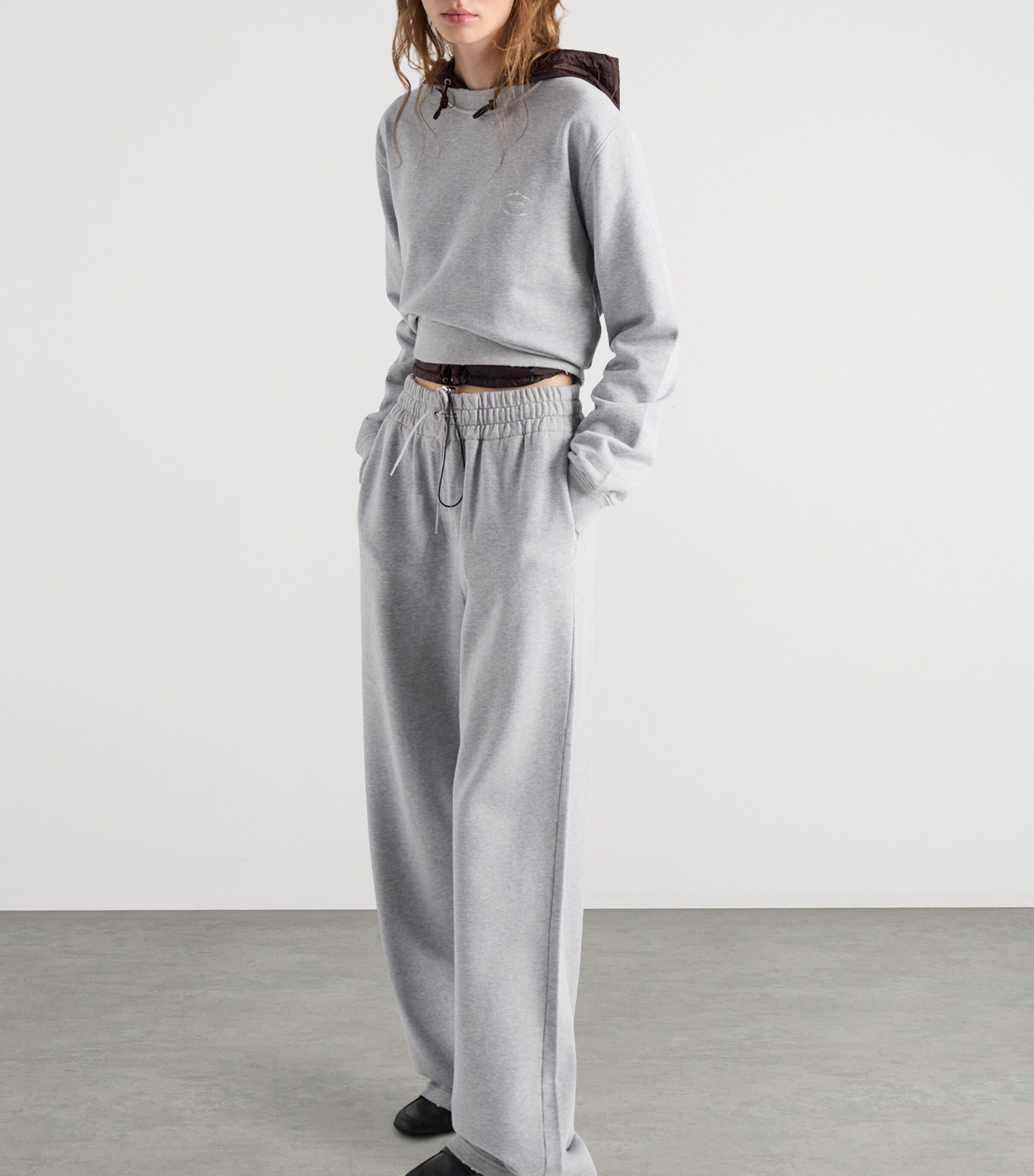 Cotton Fleece Sweatpants F0684 Image 3