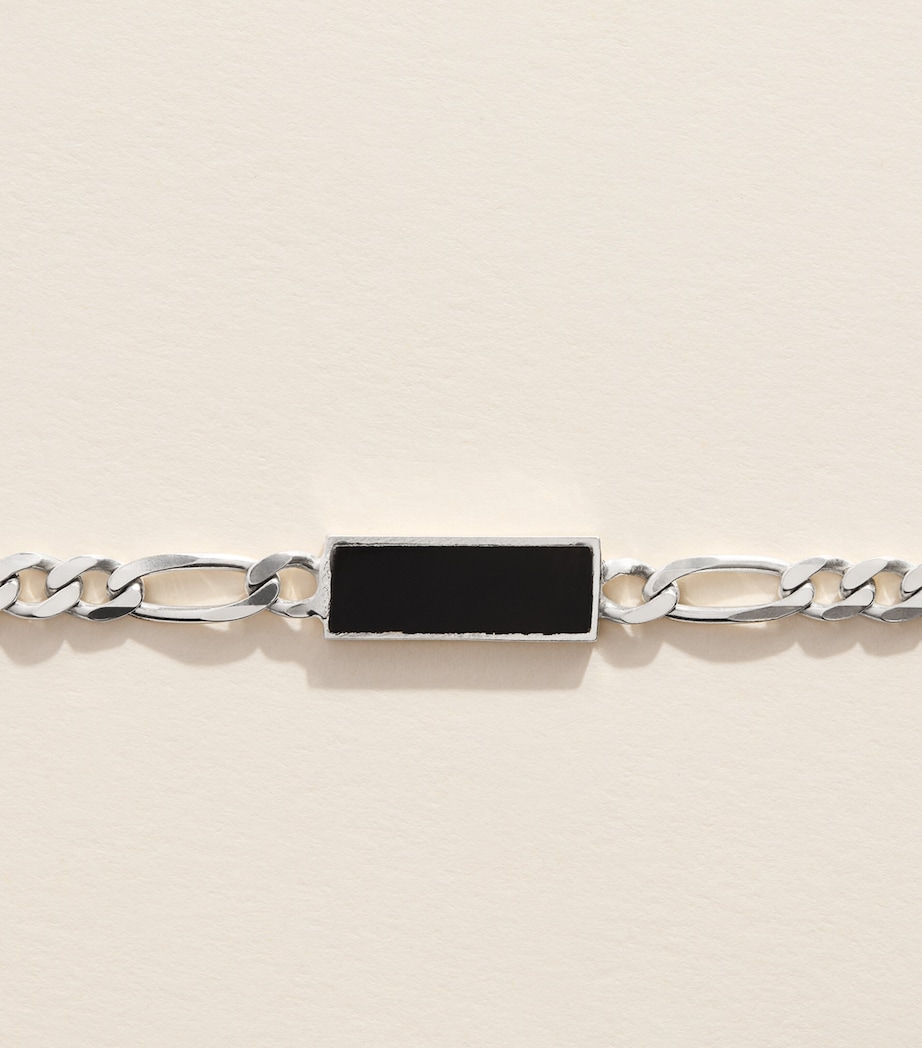 FYR Sterling Silver and Onyx Brother Bracelet Silver Image 3