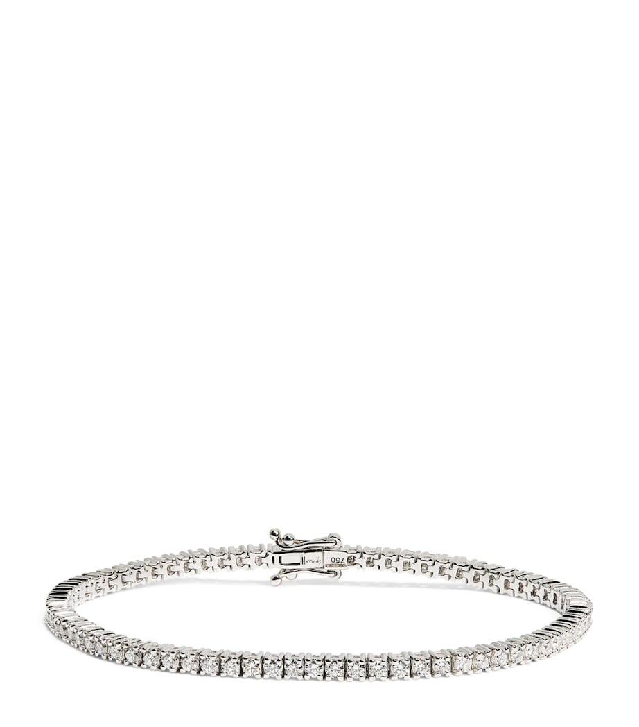 White Gold and Diamond Tennis Bracelet (2.00ct) WHITE GOLD Image 1