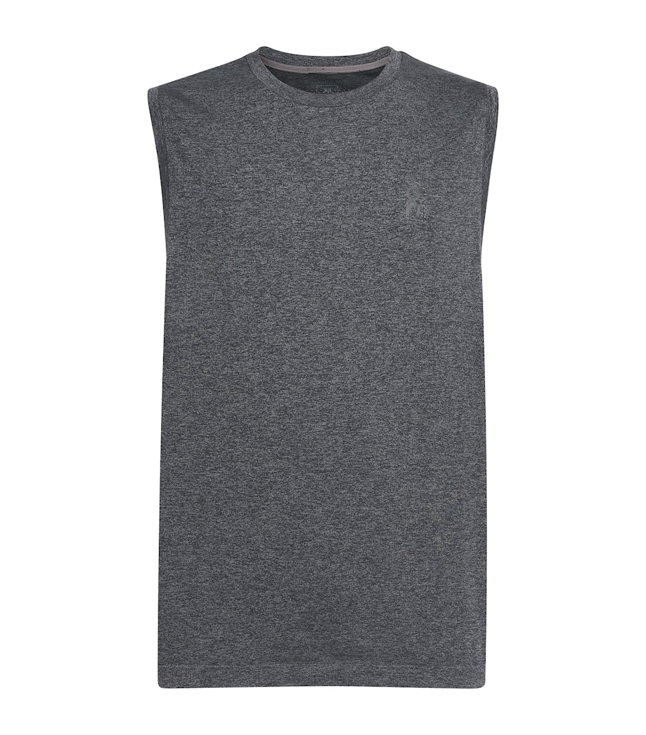 On Mens Train Flex Sleeveless Top Ember Heather Image 1