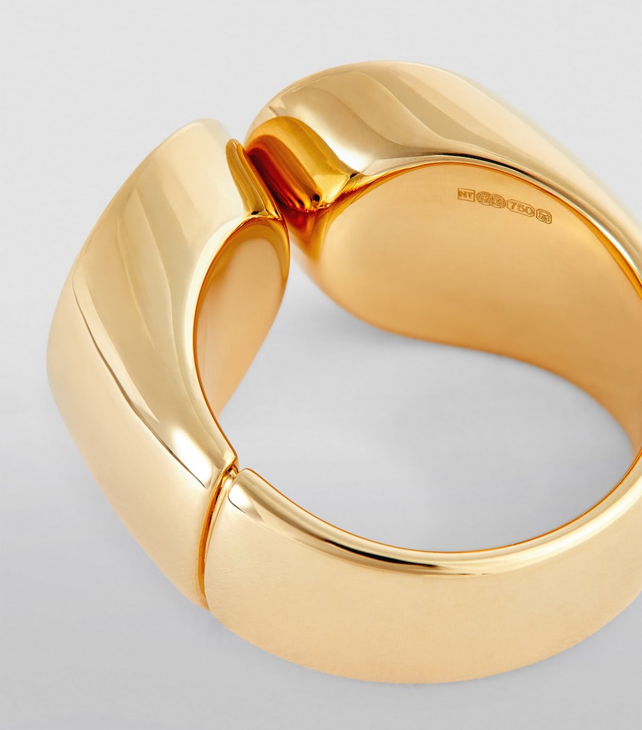 Yellow Gold and Diamond OERA Edition 03 Ring YELLOW GOLD Image 6