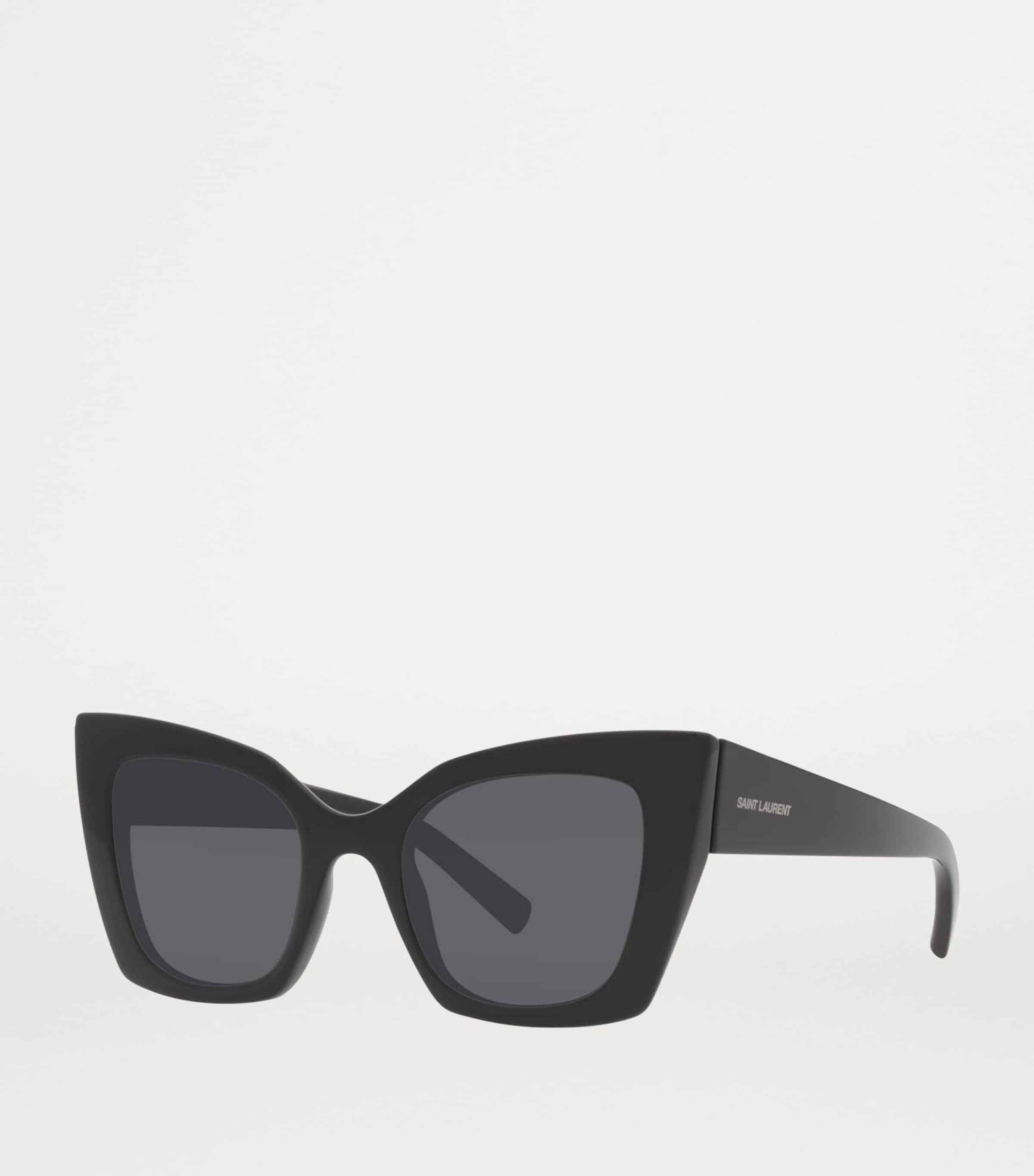 SAINT LAURENT PARIS キャットアイ サングラス SAINT LAURENT EYEWEAR Oversized cat-eye acetate sunglasses