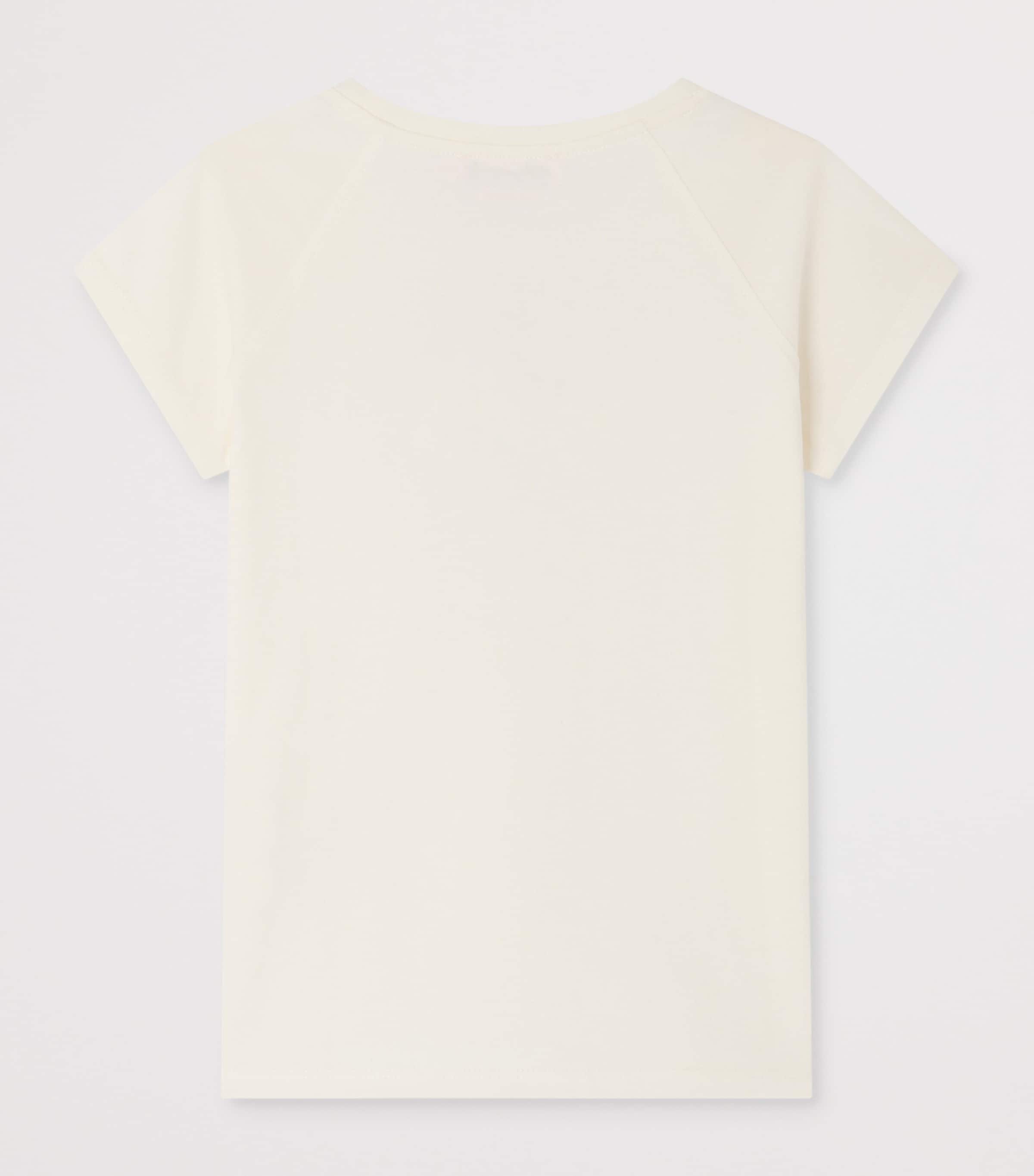 Bonpoint Cotton Cherry T-Shirt (10-14 Years) Upb Blanc Lait Image 2