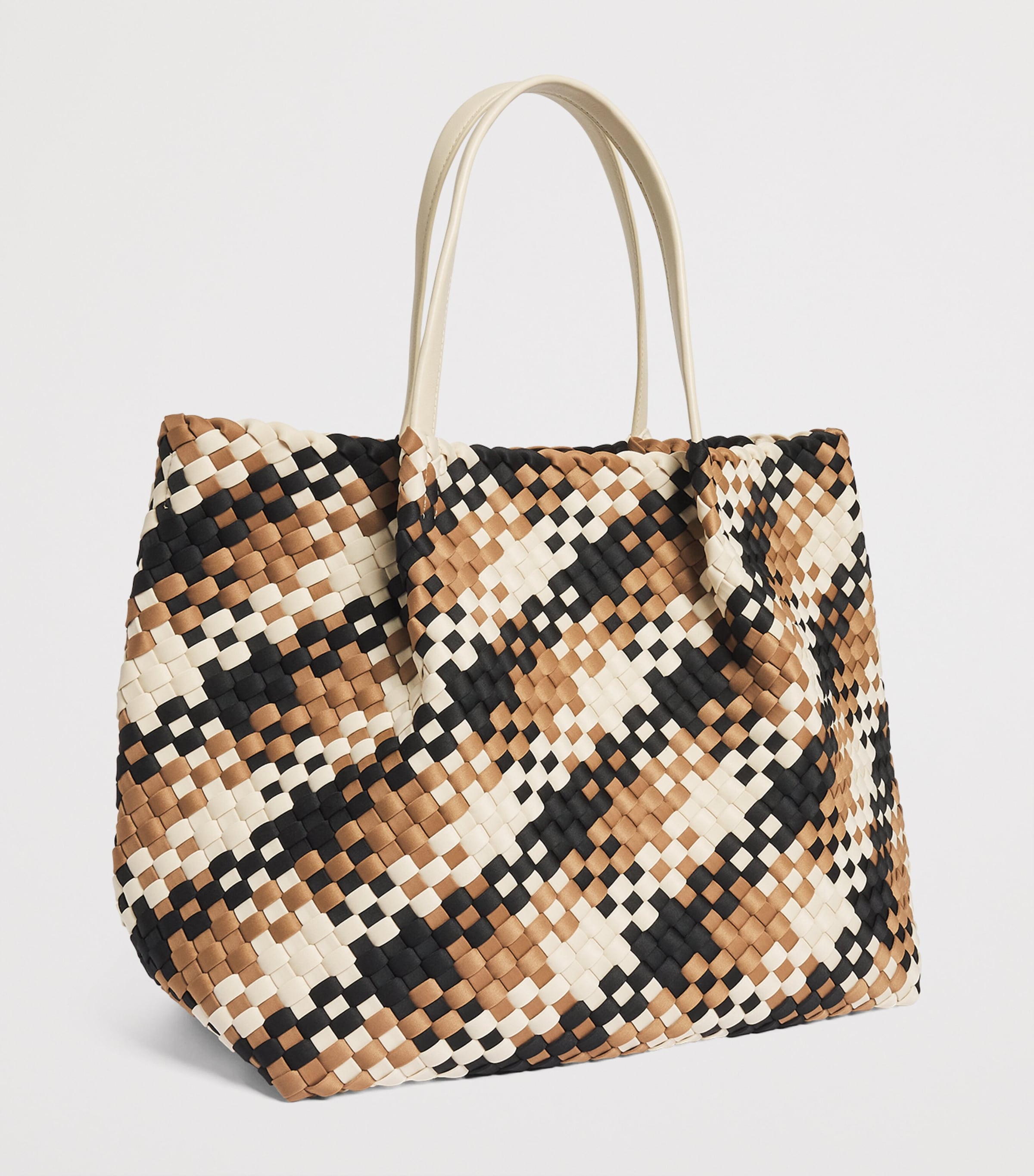 Harrods Neoprene Woven East-West Tote Bag Image 3