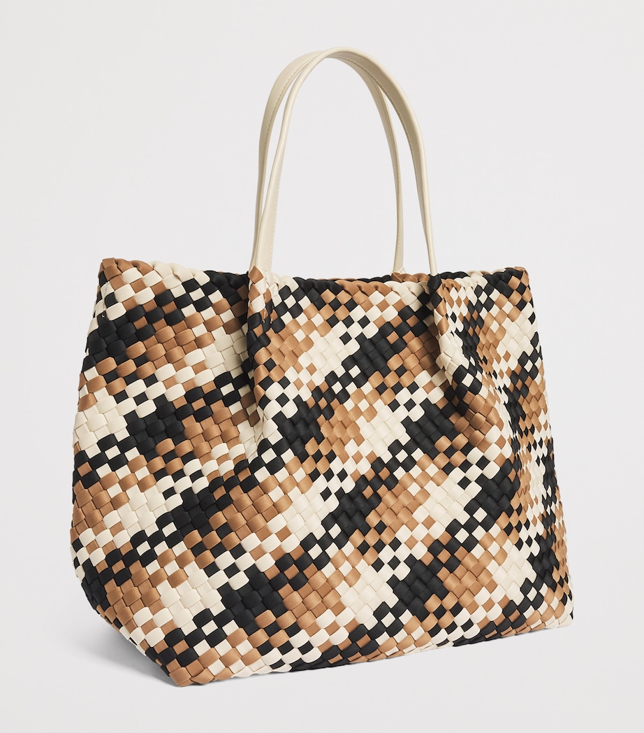 Harrods Neoprene Woven East-West Tote Bag Image 3