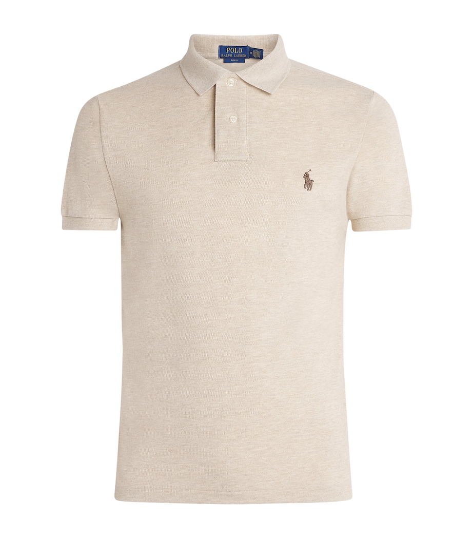 Polo Ralph Lauren Mens Cotton Mesh Slim-Fit Polo Shirt Expd Dn Image 1