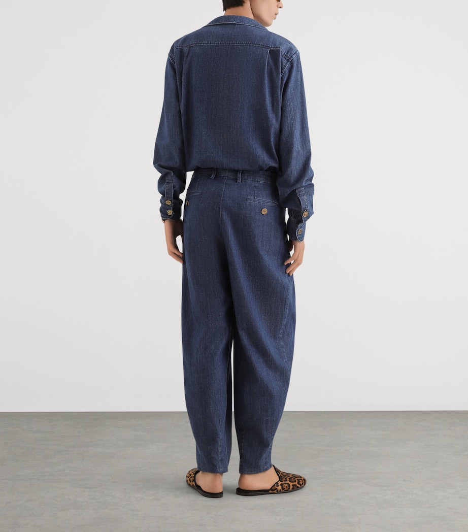 Dolce&Gabbana Mens Denim Shirt Combined Colour Image 2