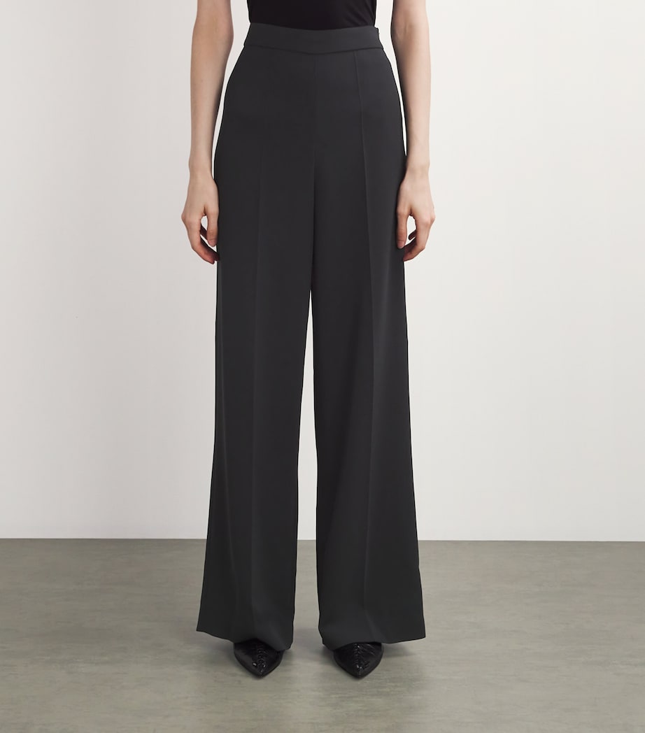Comfort Cady Alane Wide-Leg Trousers BLACK Image 3
