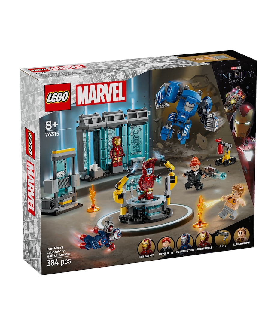 Lego Marvel Iron Man's Laboratory: Hall of Armour Set 76315 Image 3