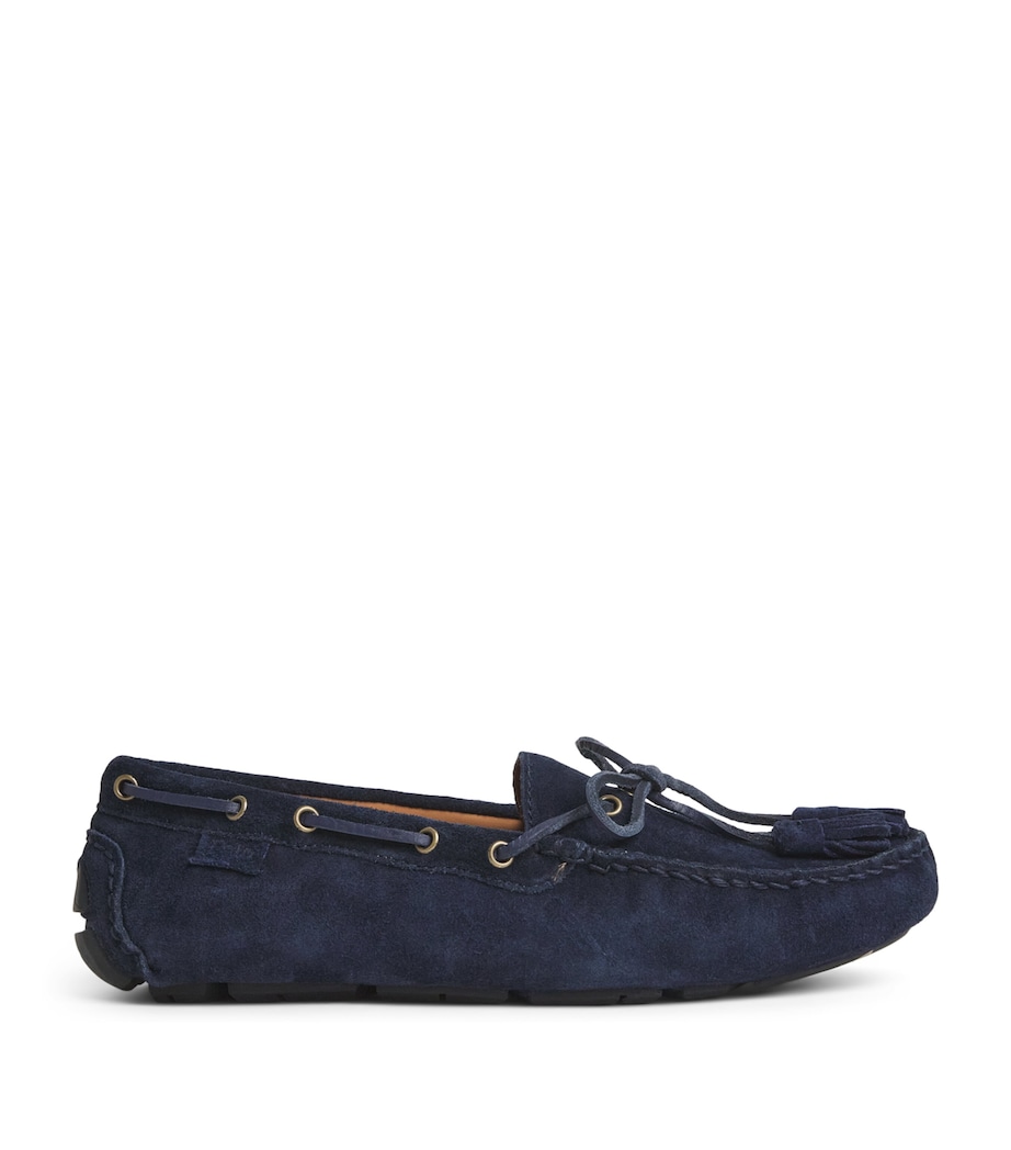 Polo Ralph Lauren Suede Tasselled Anders Loafers Hunter Navy Image 1