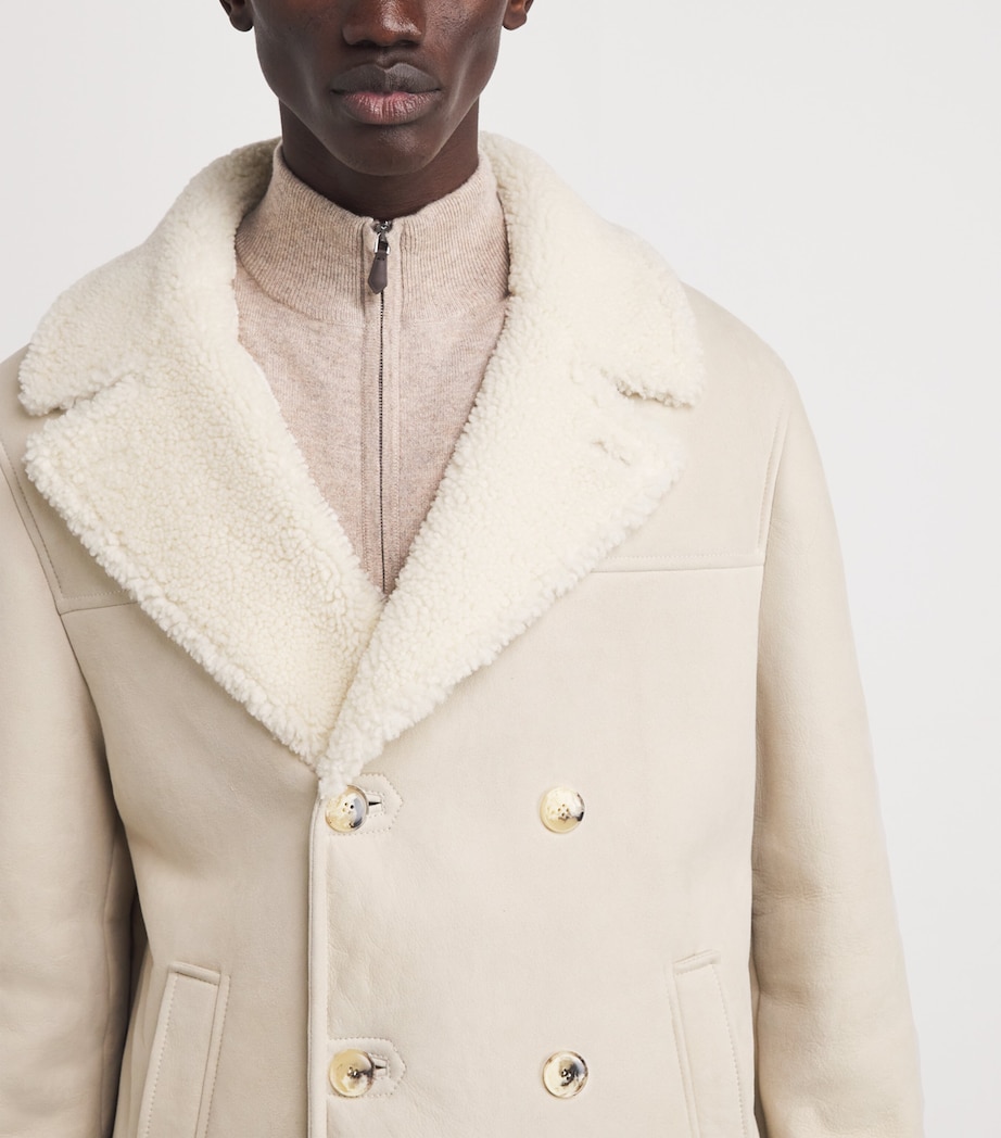 Goatskin Pea Coat 701 Image 6