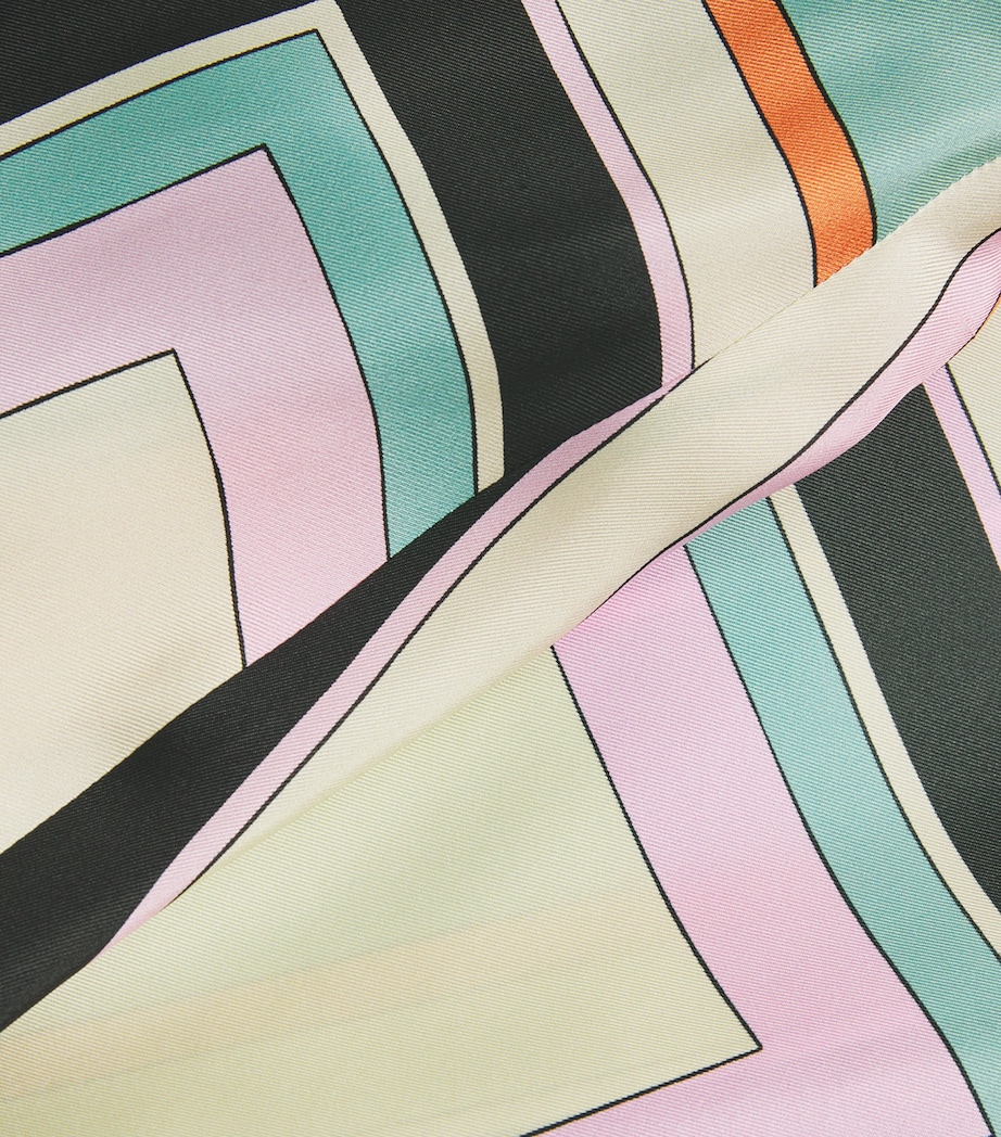 Weekend Max Mara Womens Silk Printed Shirt Multicolour Image 5