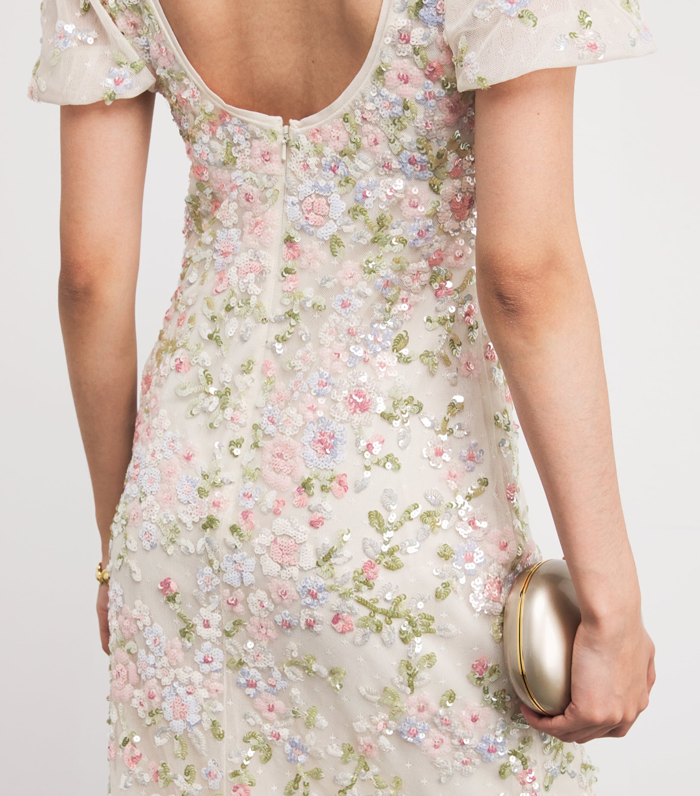 Dream Garland Sequin Gown CREAM/MULTI Image 6