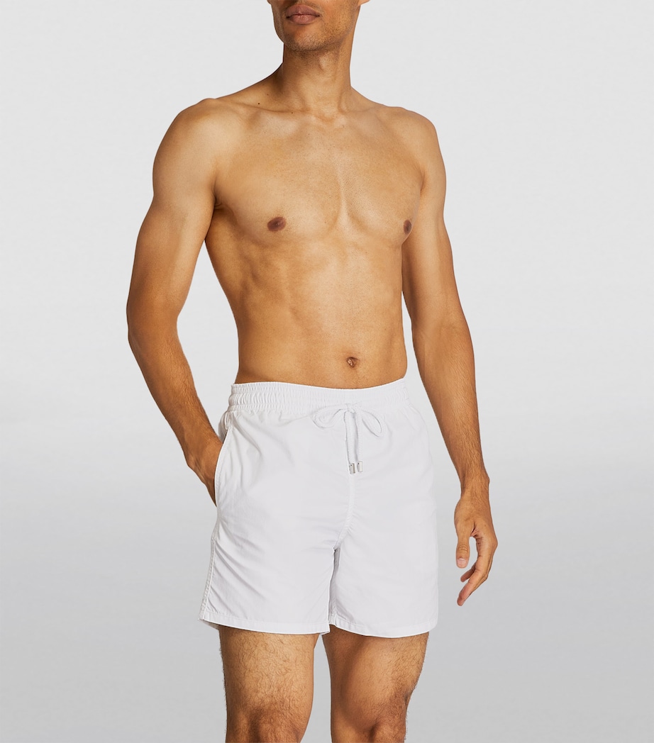 Vilebrequin Mens Moorea Swim Shorts Blanc Image 2