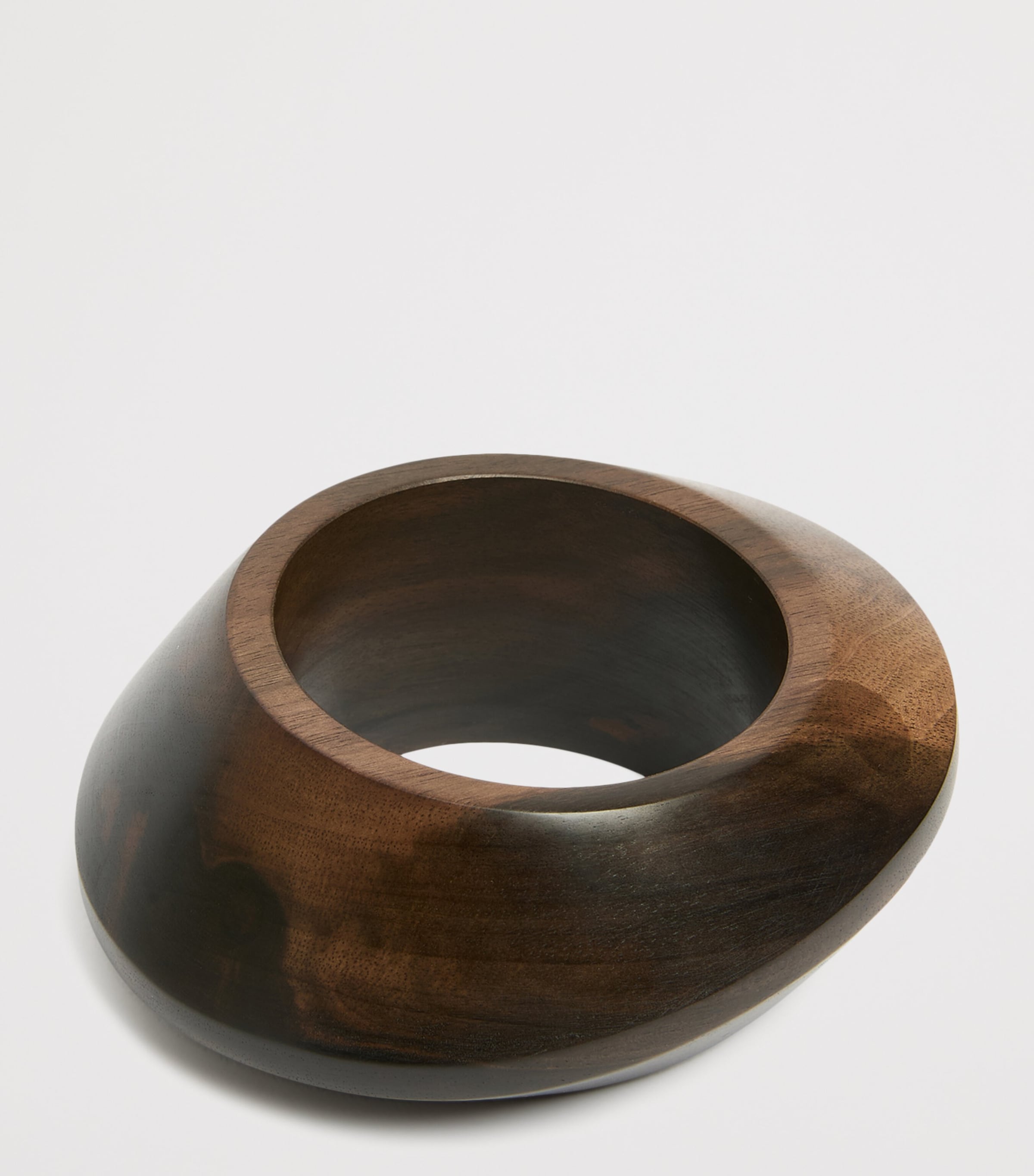 Max Mara Ebony Bangle Bracelet Dark Brown Image 2