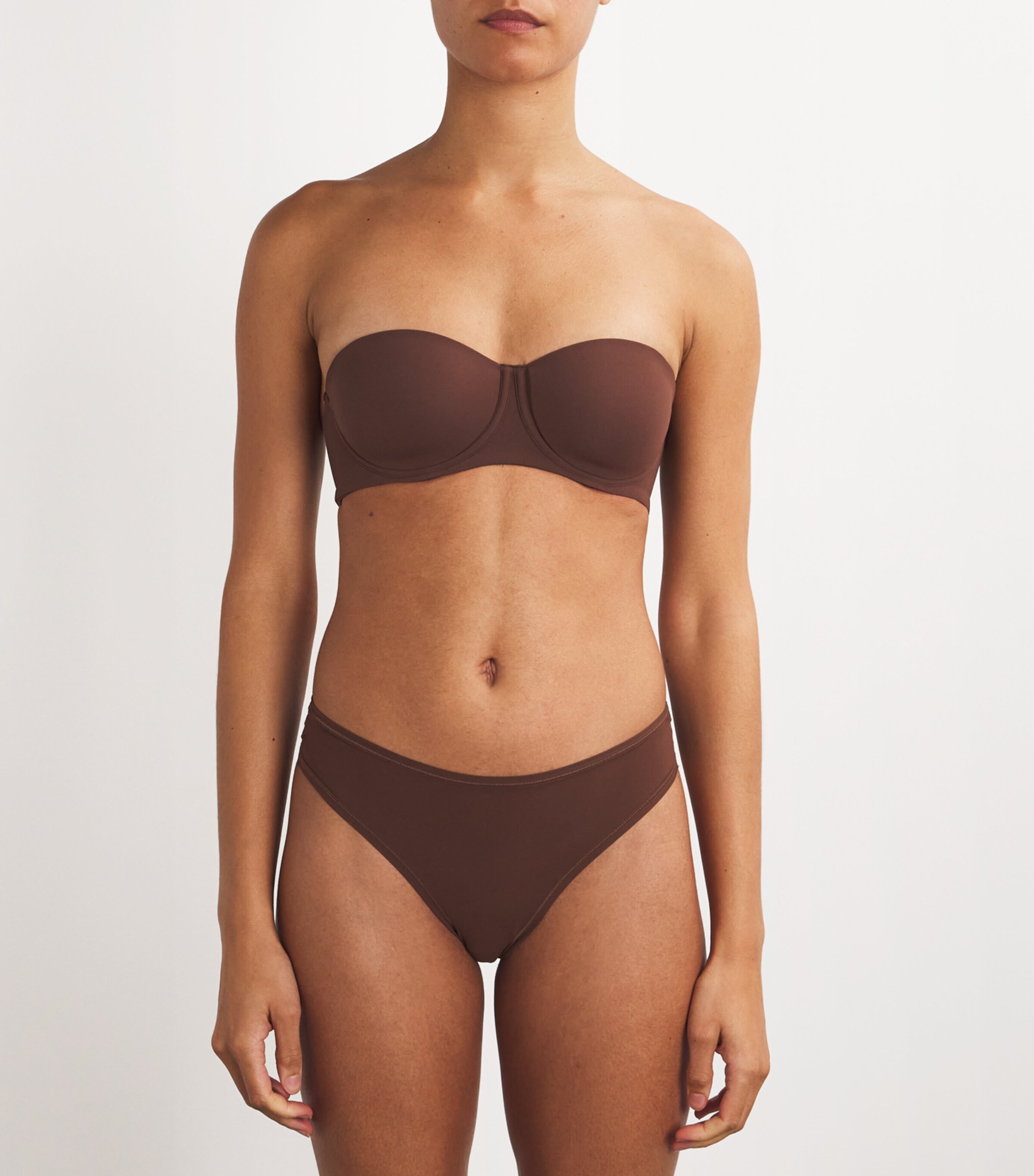 Fits Everybody Strapless Bra COCOA Image 4