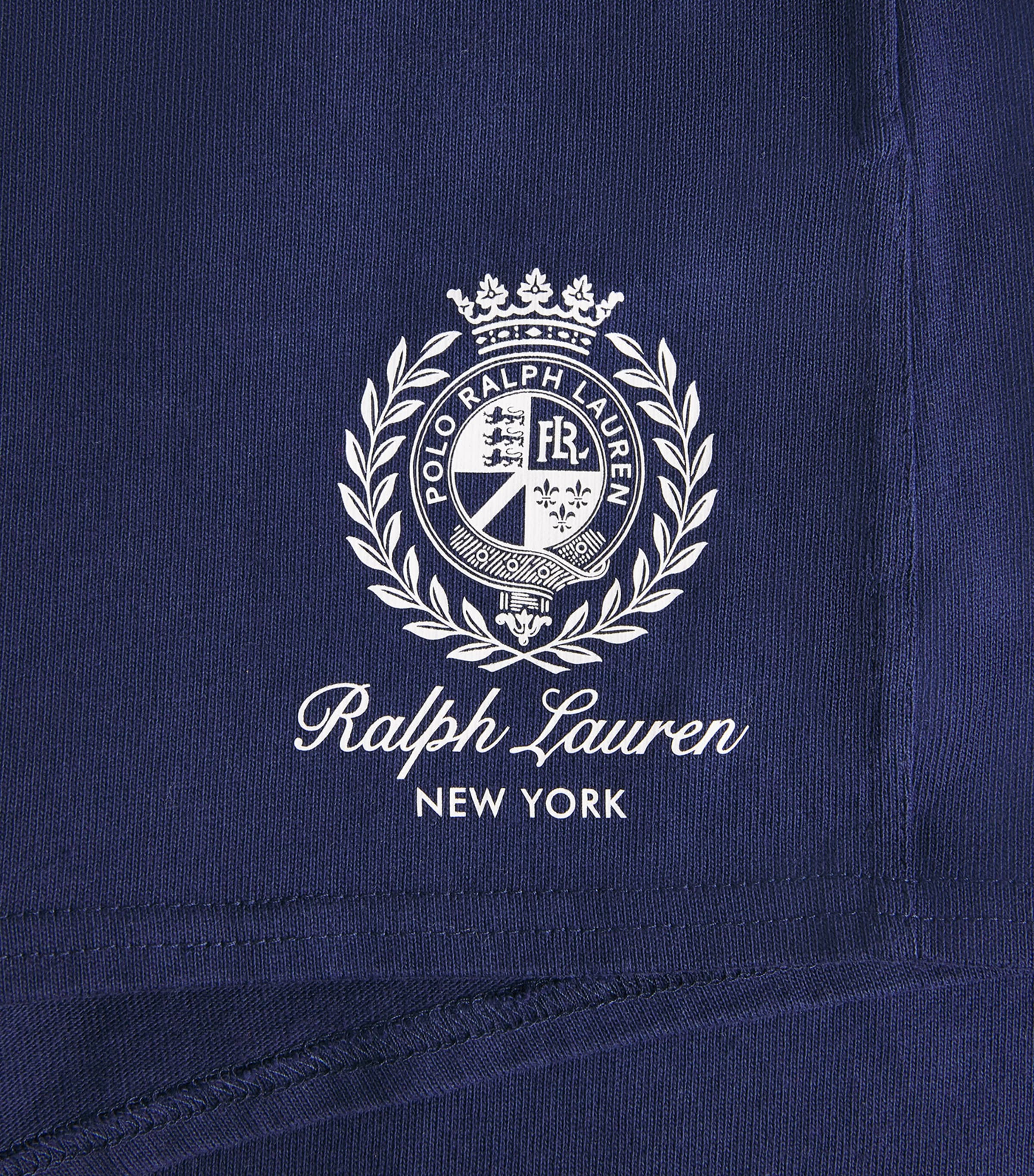 Polo Ralph Lauren Mens Cotton Drawstring Logo Shorts Newport Navy Image 6