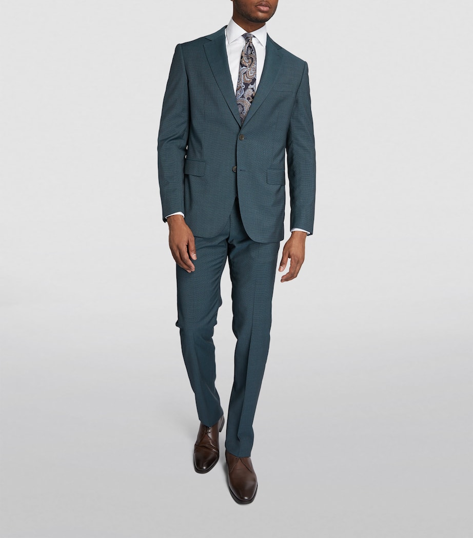 Cotton Twill Long-Sleeve Shirt 028-WHITE Image 2