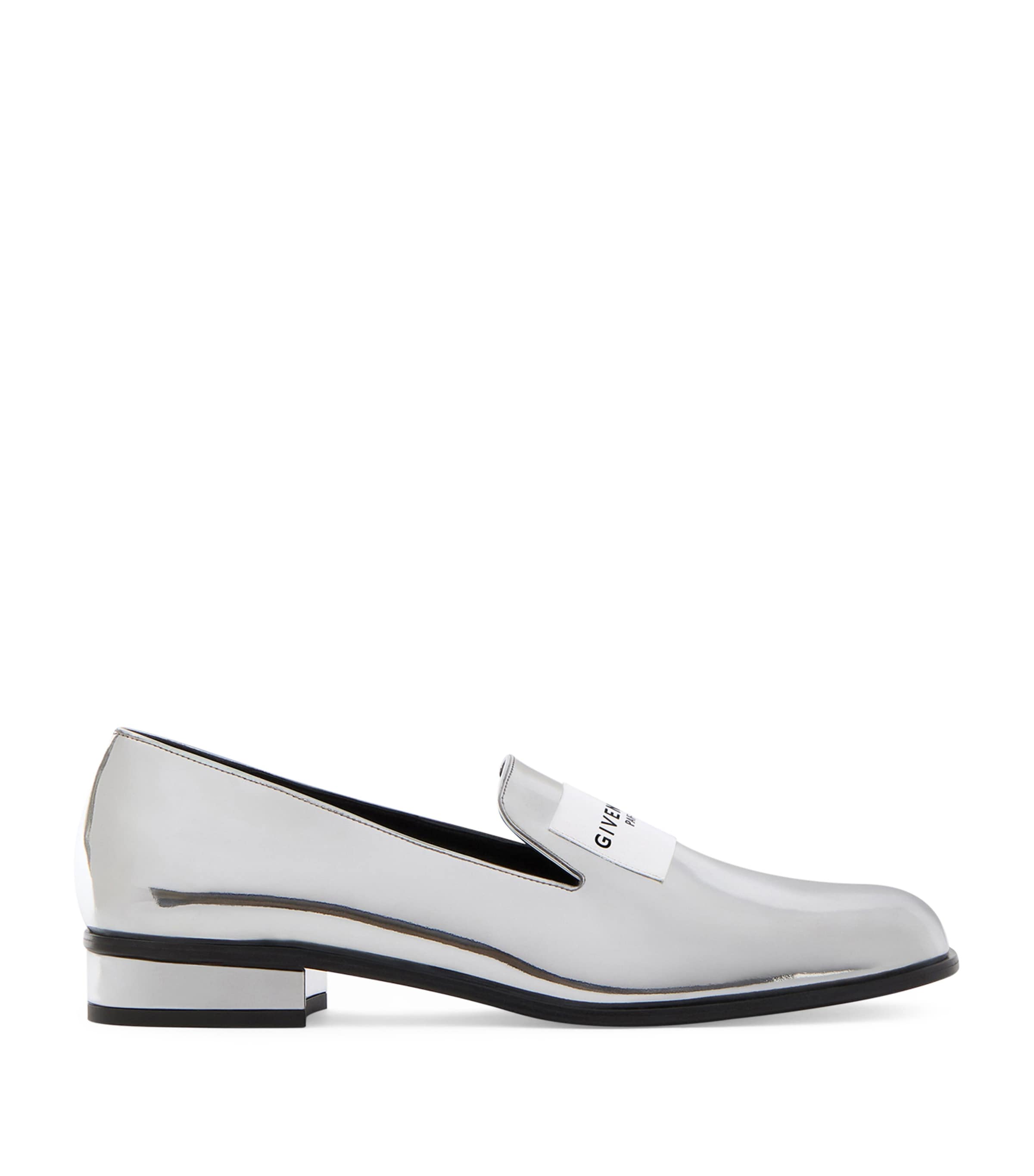 Leather Tux Loafers SILVERY GREY Image 1