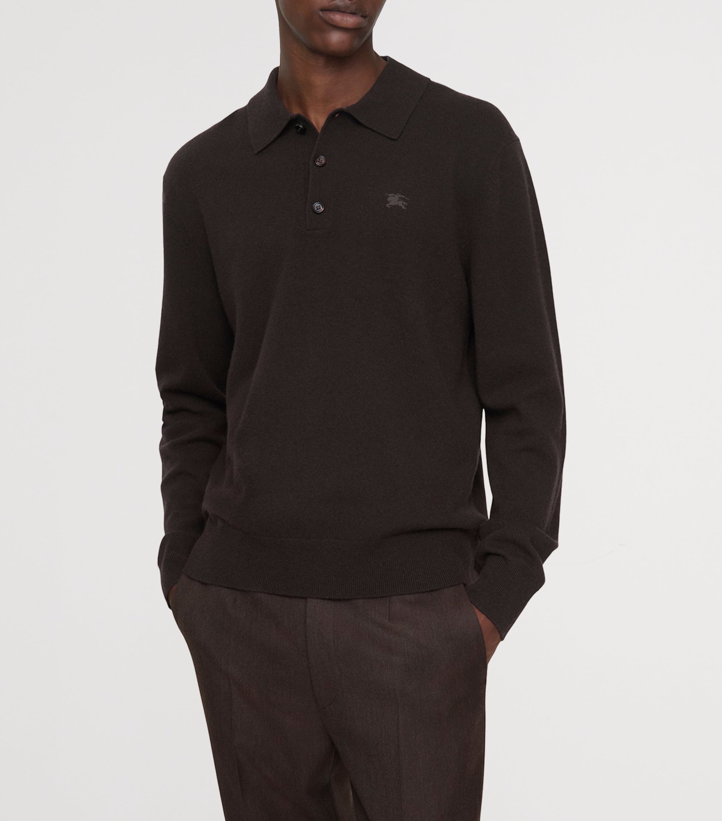Cashmere EKD Polo Shirt SCORCHED BROWN Image 2