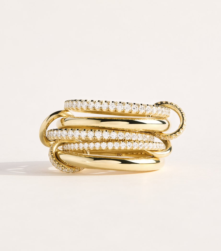 Spinelli Kilcollin Yellow Gold and Diamond Aquarius Ring Yellow Gold Image 1