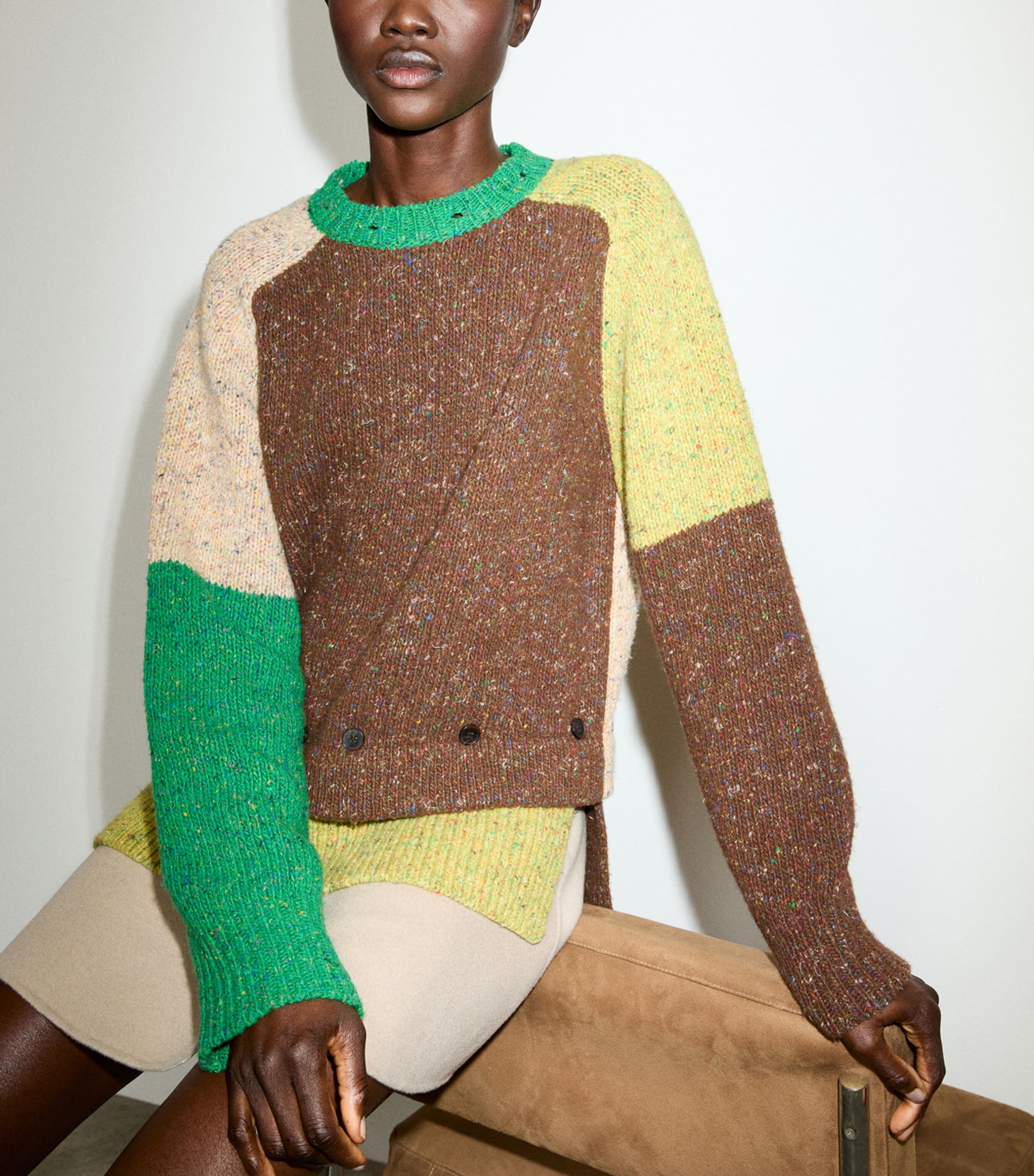 MAX&Co. Womens Wool Rollneck Sweater Green Image 5