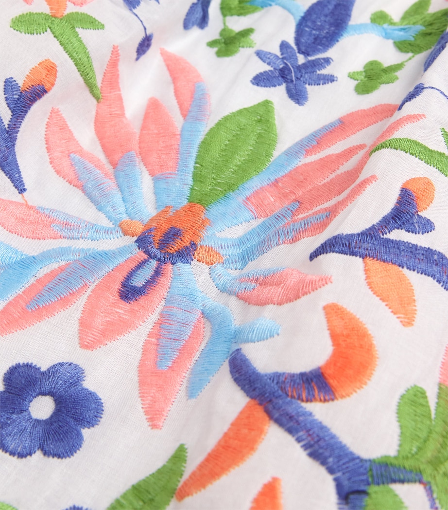 Cotton Embroidered Joanna Maxi Dress (1-9 Years) MULTI Image 3