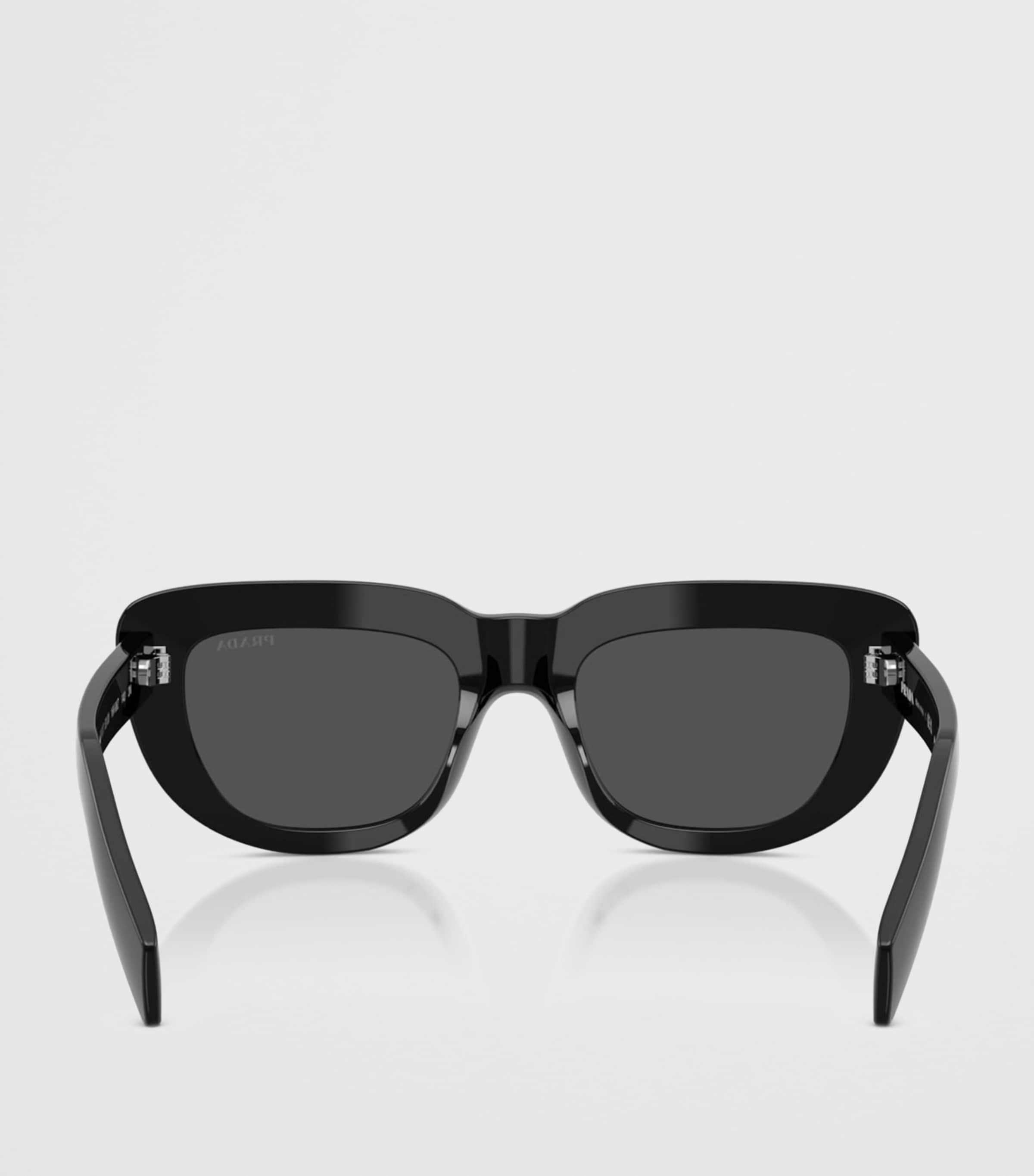 Prada PR D07S  Rectangle Sunglasses Black Image 4