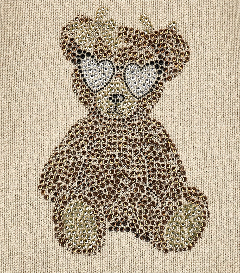 Embellished Teddy Dress (2-12 Years) ECRU Image 3