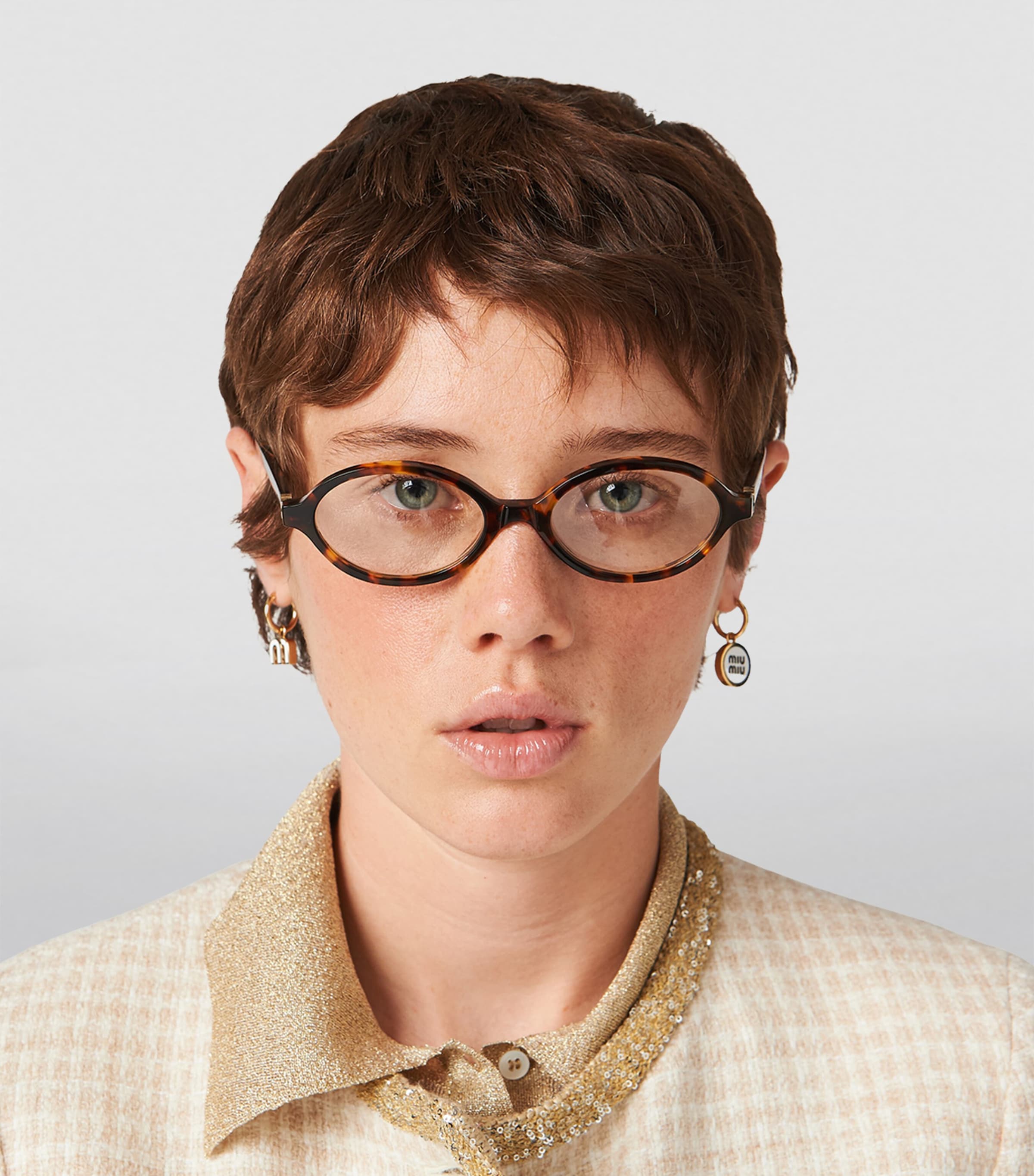 Enamelled Logo Single Earrings (Set of 3) F0009 Image 2