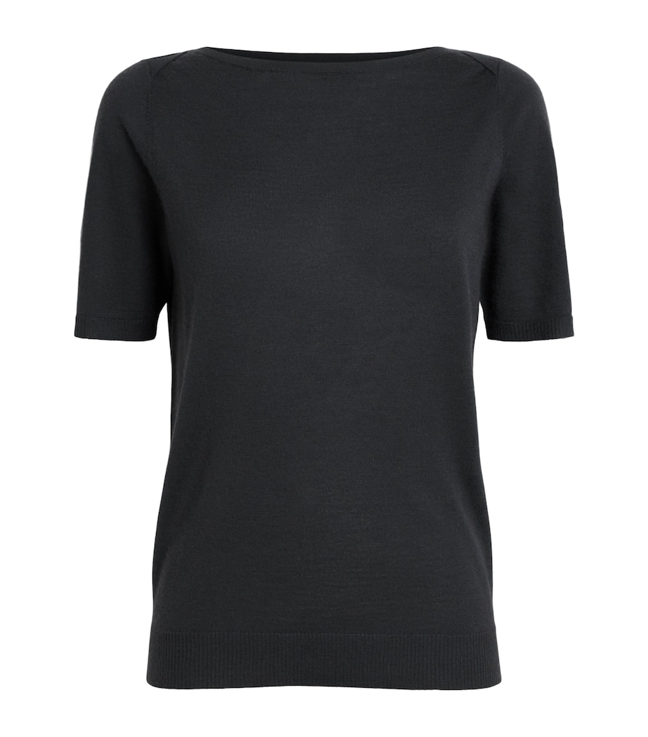 Herskind Womens Cashmere Emanuelle T-Shirt Iron Image 1