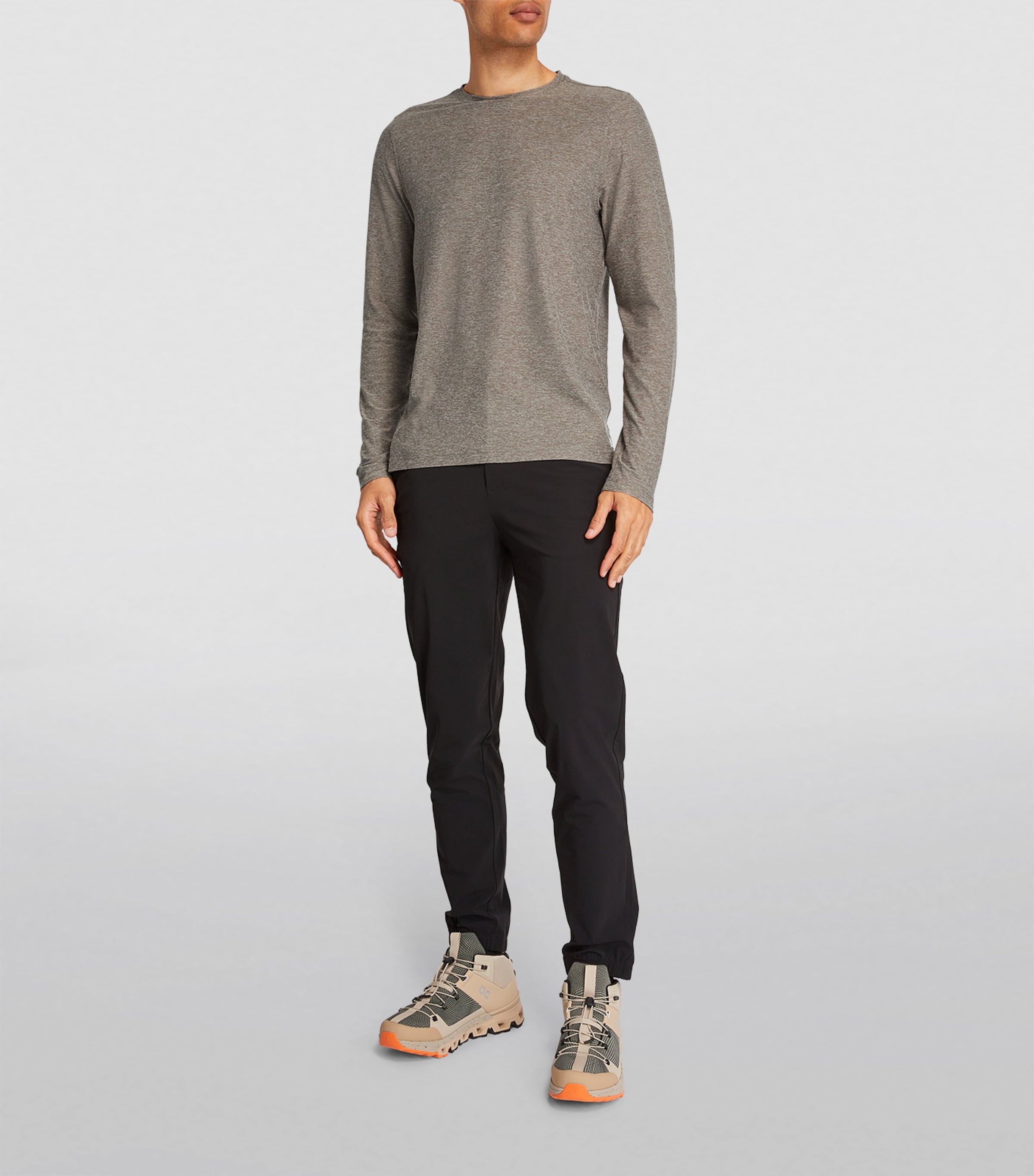 Strato Tech Long-Sleeved T-Shirt HEATHER GREY-HTG Image 2