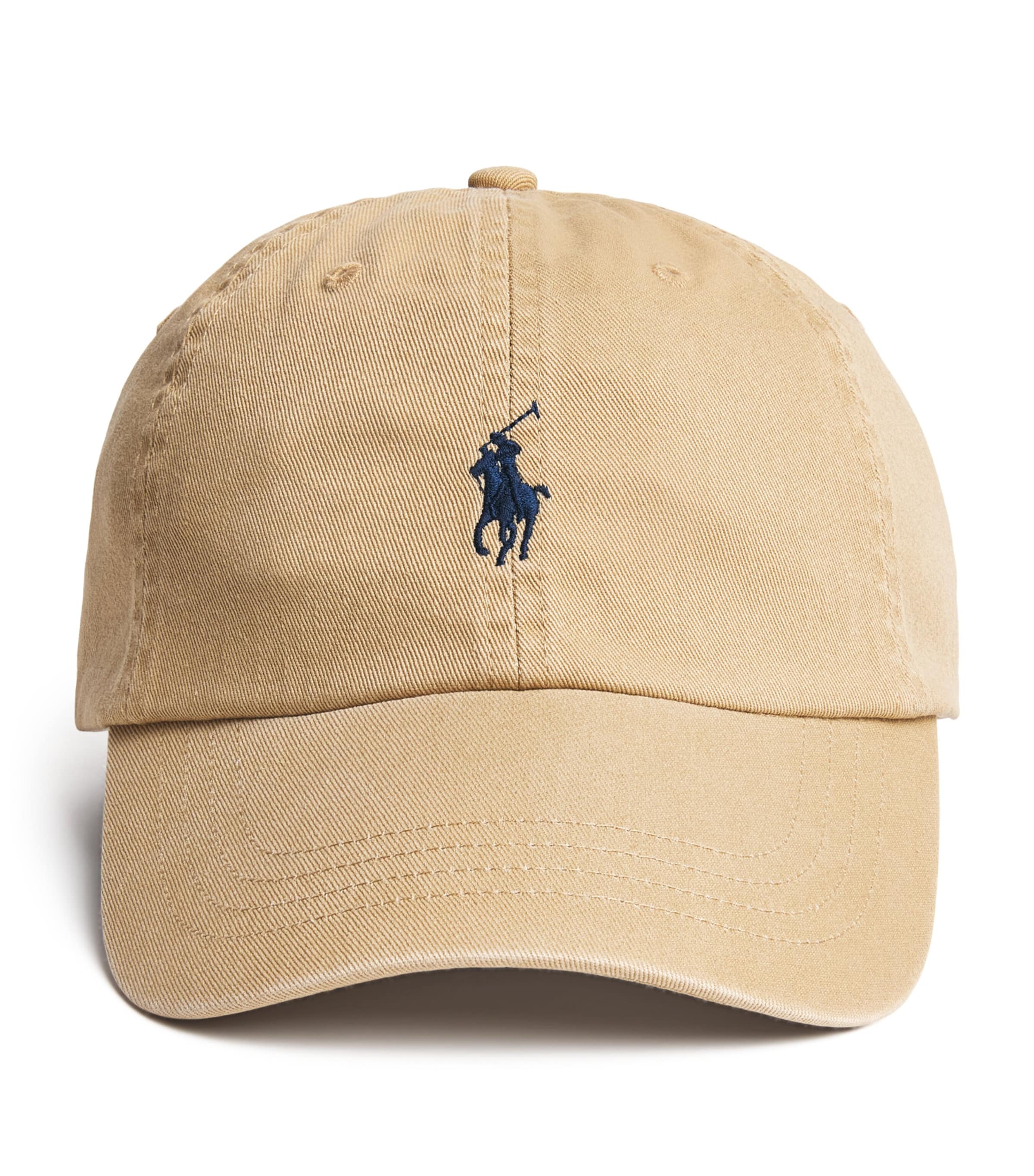 Polo Ralph Lauren Polo Pony Baseball Cap Cafe Tan/newprt Navy Image 1