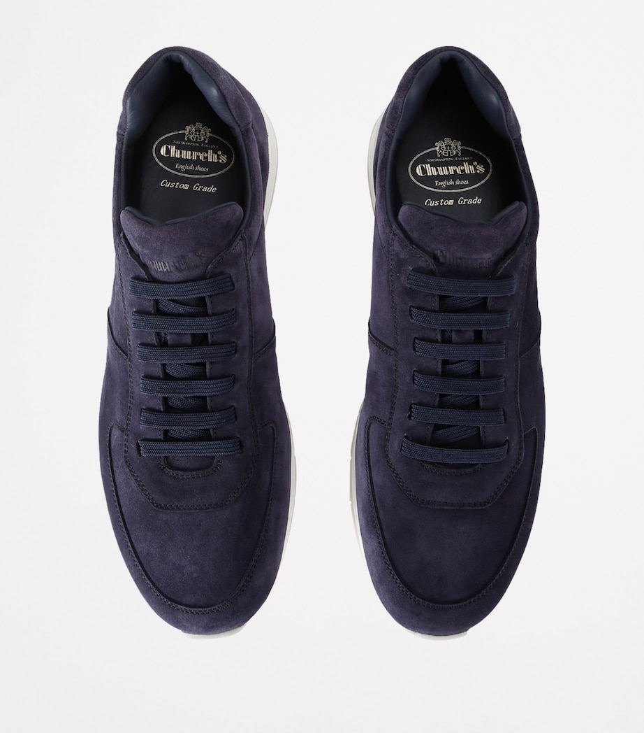 Suede Livingston Sneakers NAVY Image 4