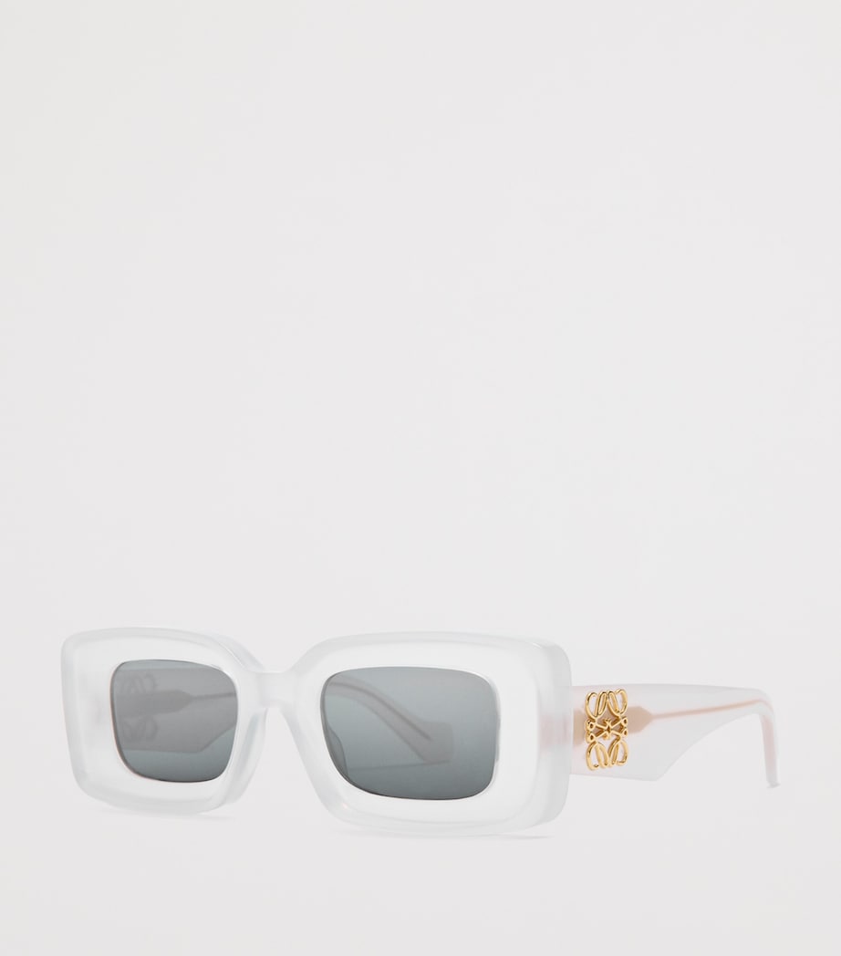 Rectangular Sunglasses WHITE Image 3