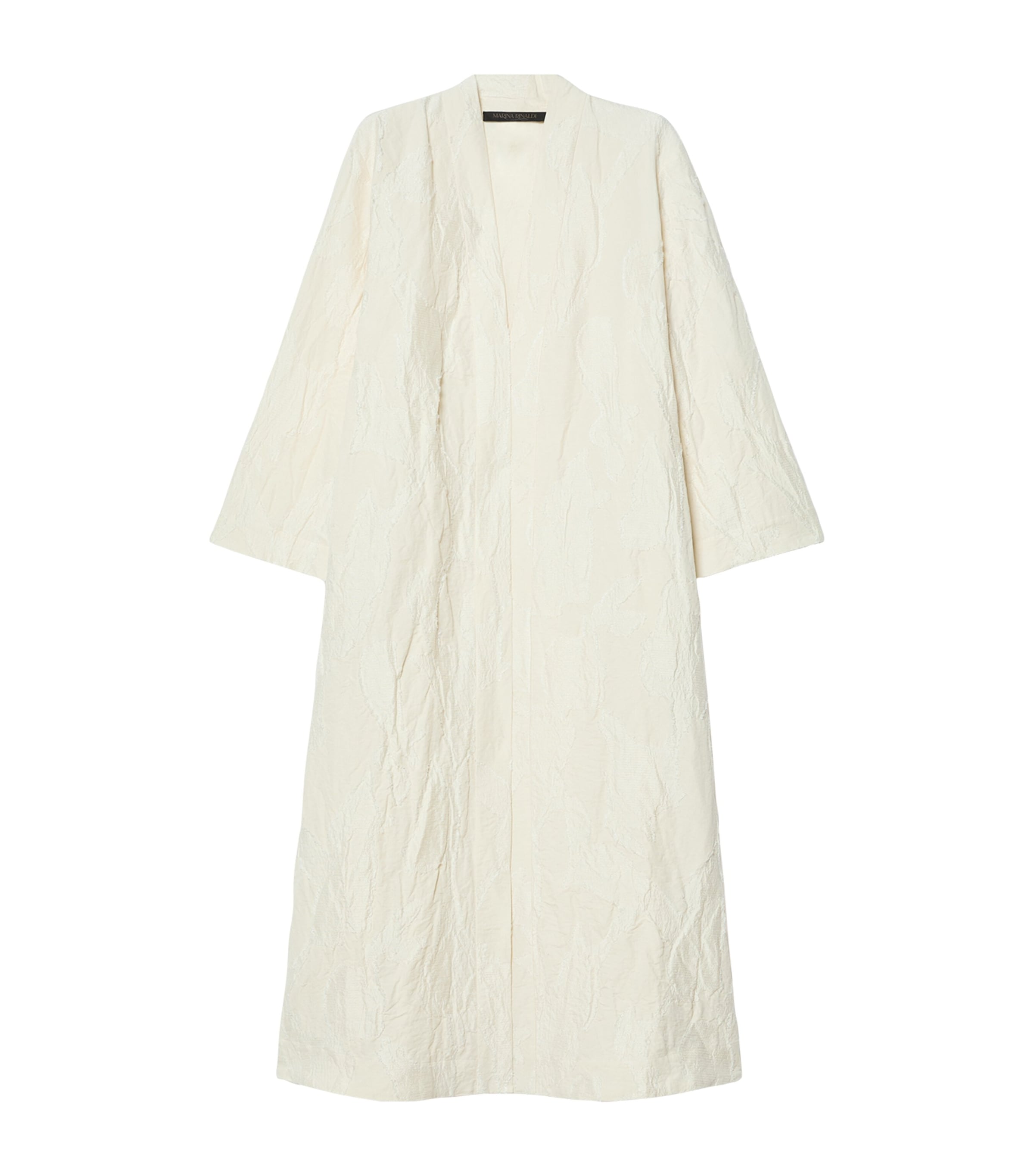 Wool Longline Jacket IVORY Image 1