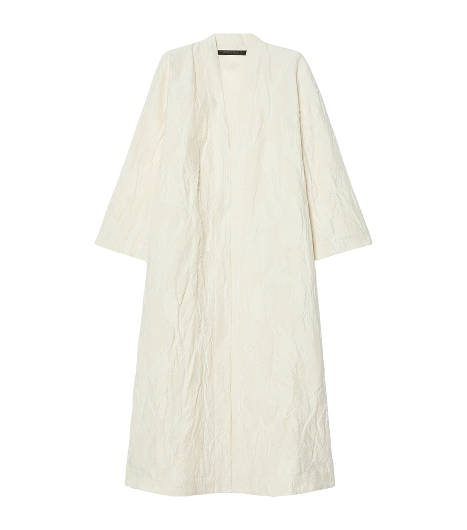 Wool Longline Jacket IVORY Image 1